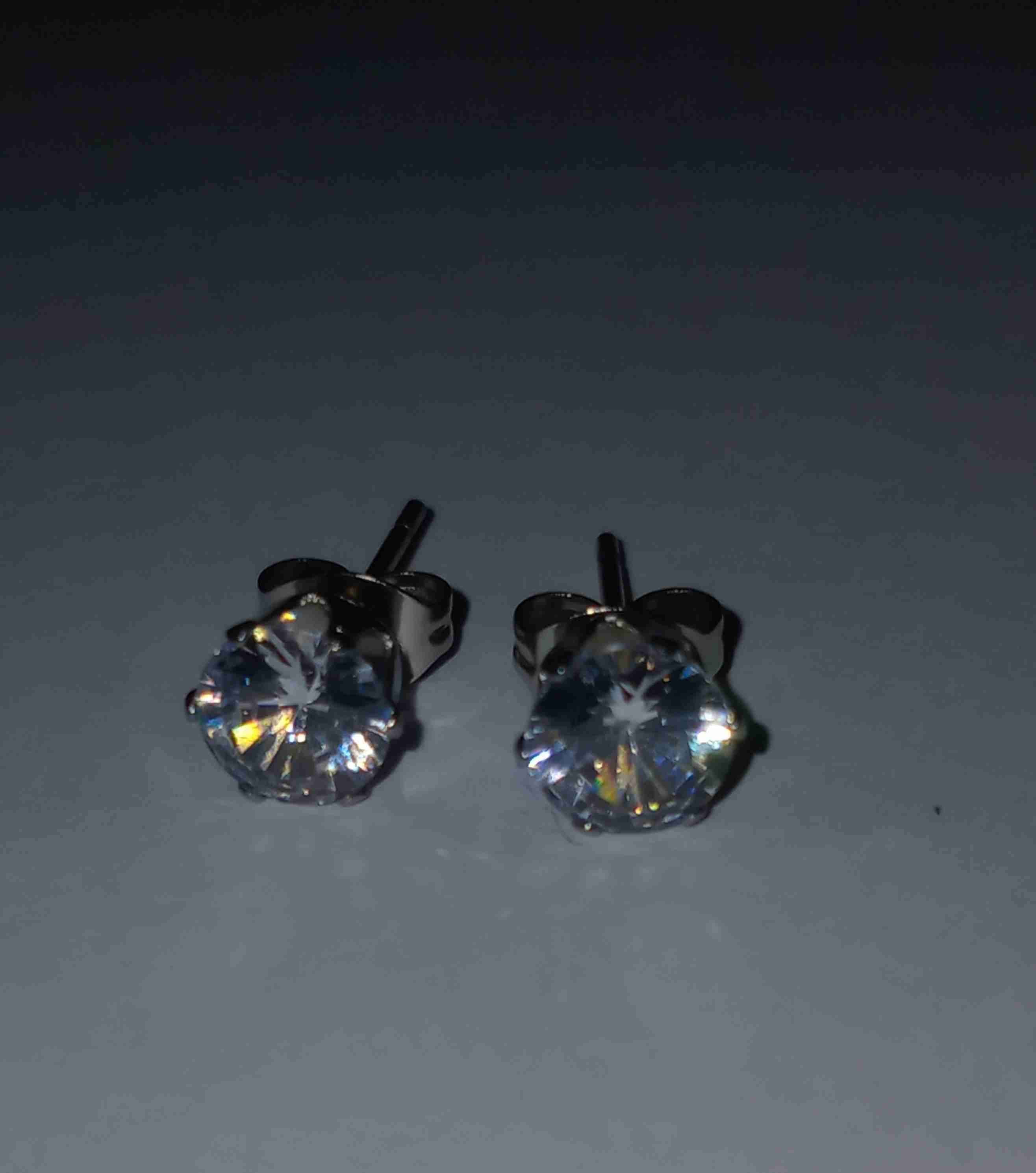 Pendientes con circones - miniatura 1