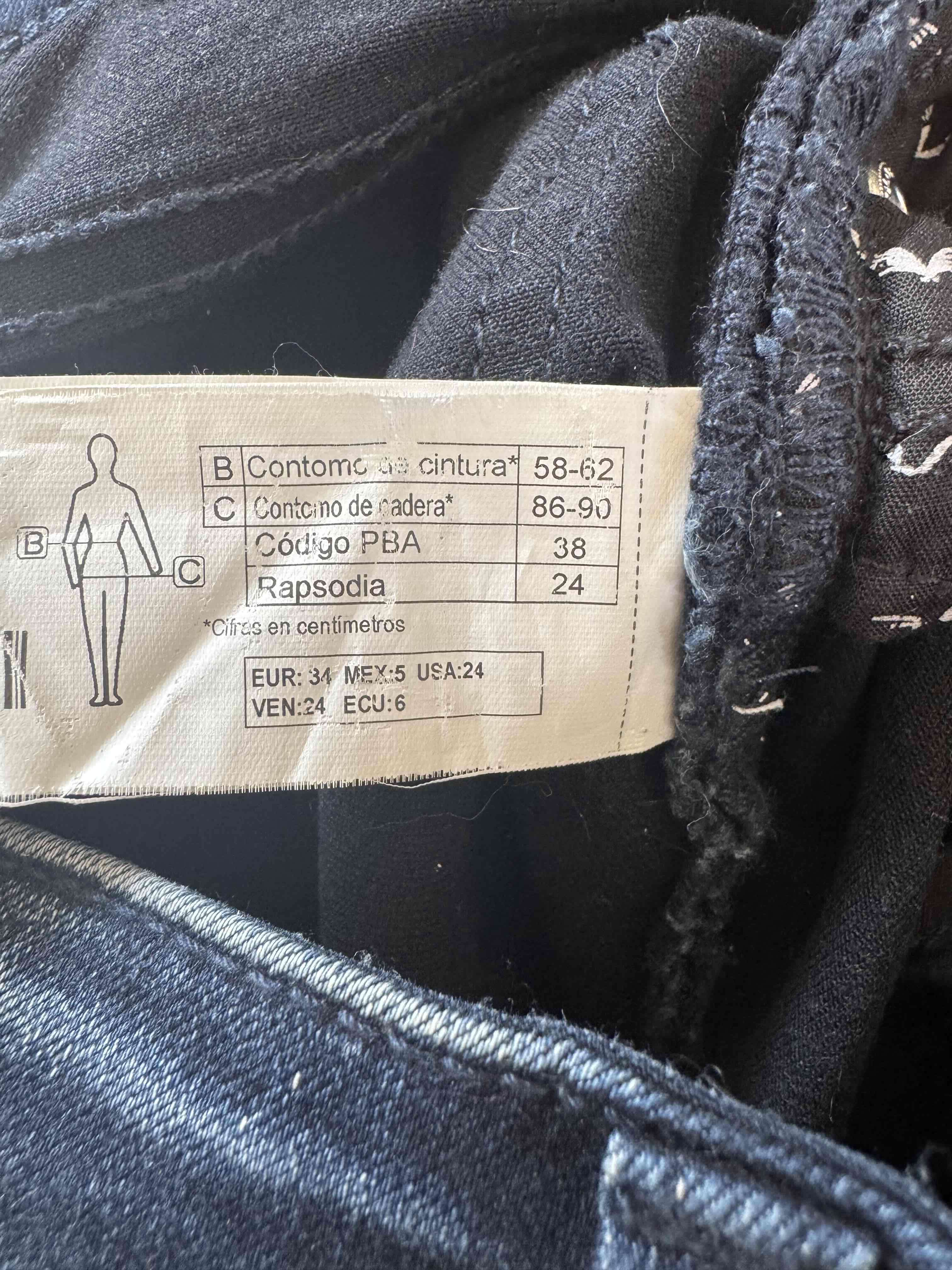 Jeans azul desgastados mujer - miniatura 4