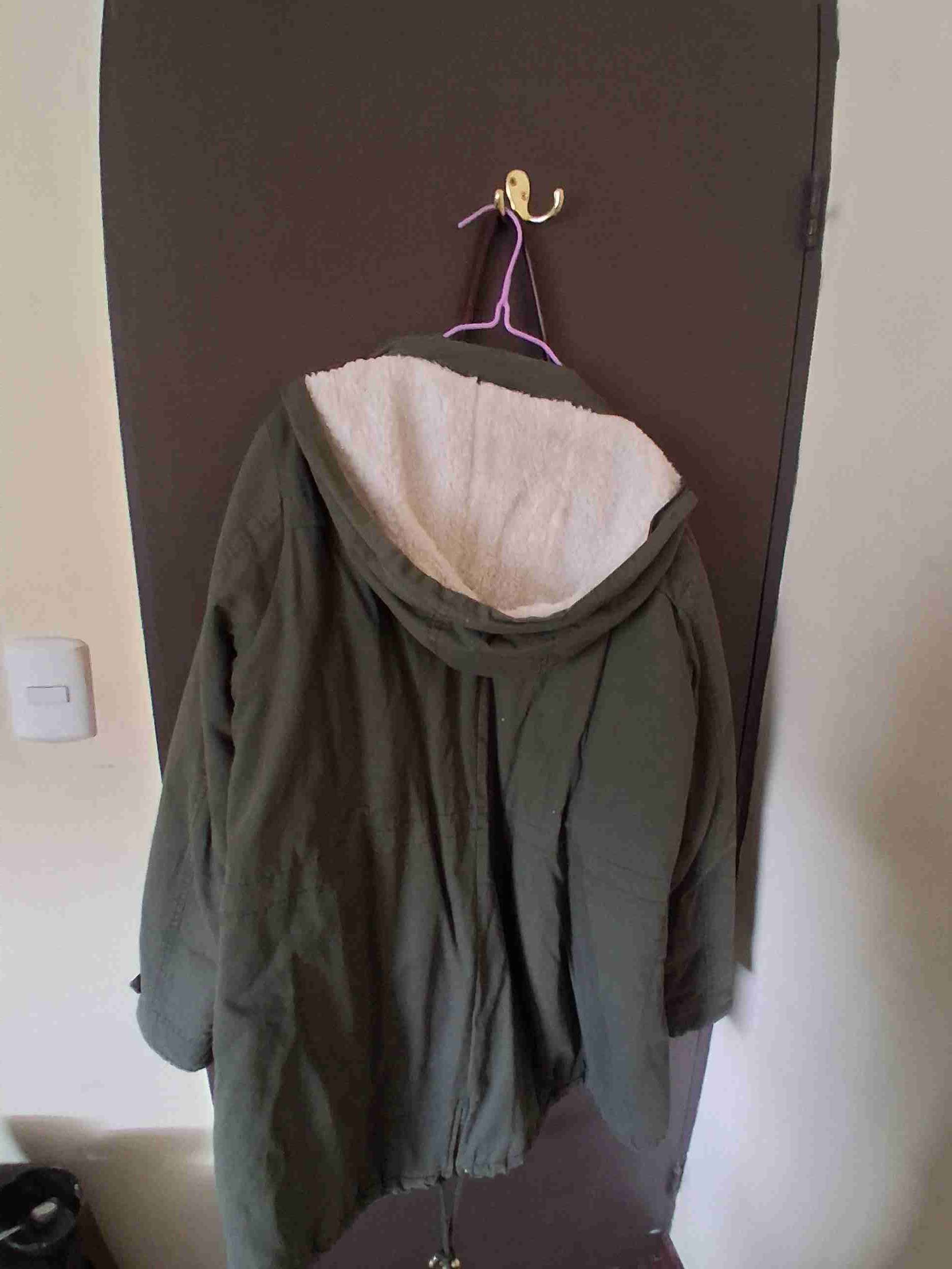 Chaqueta verde con forro polar - miniatura 3