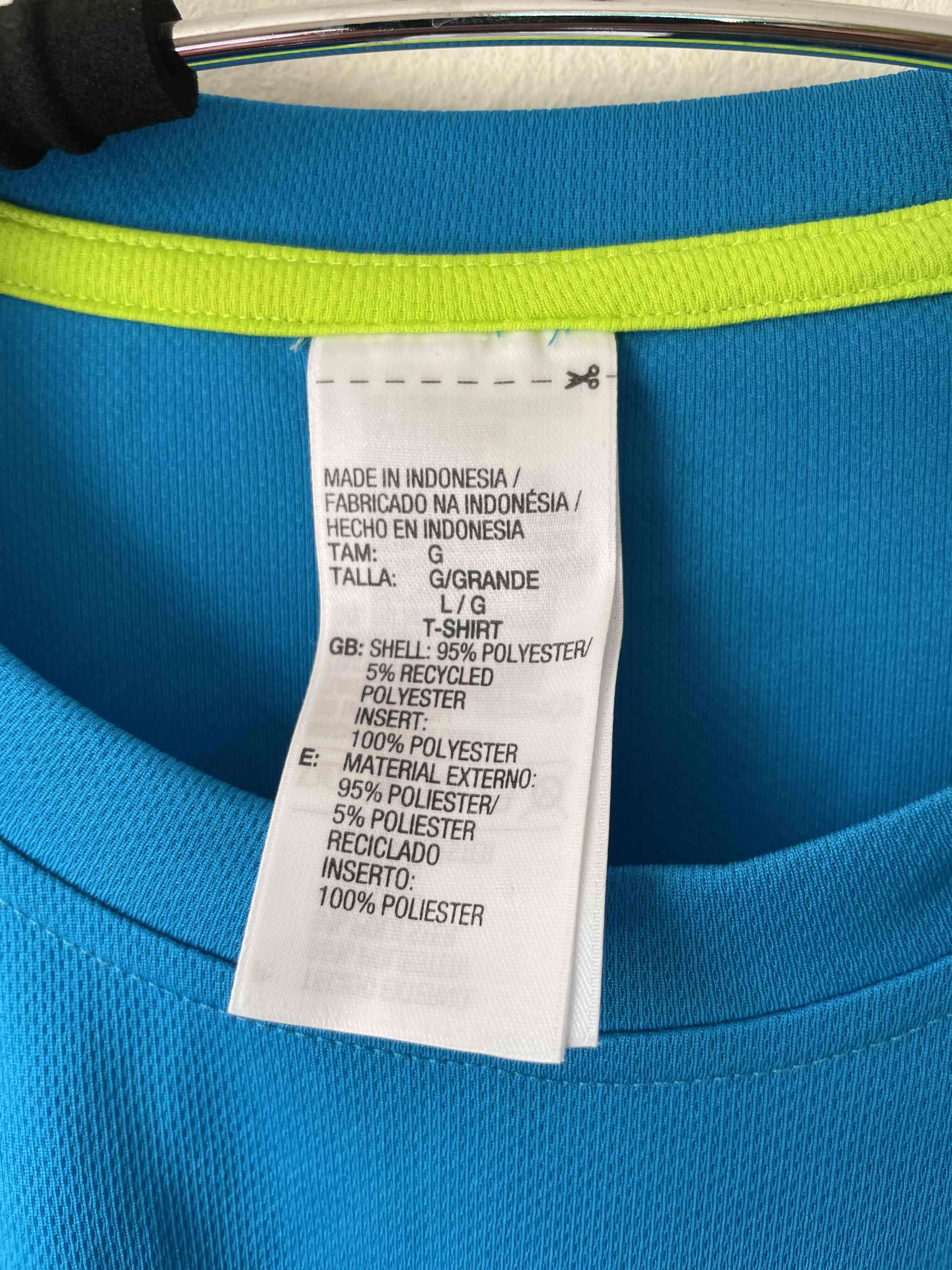 Polera deportiva azul Adidas - miniatura 2