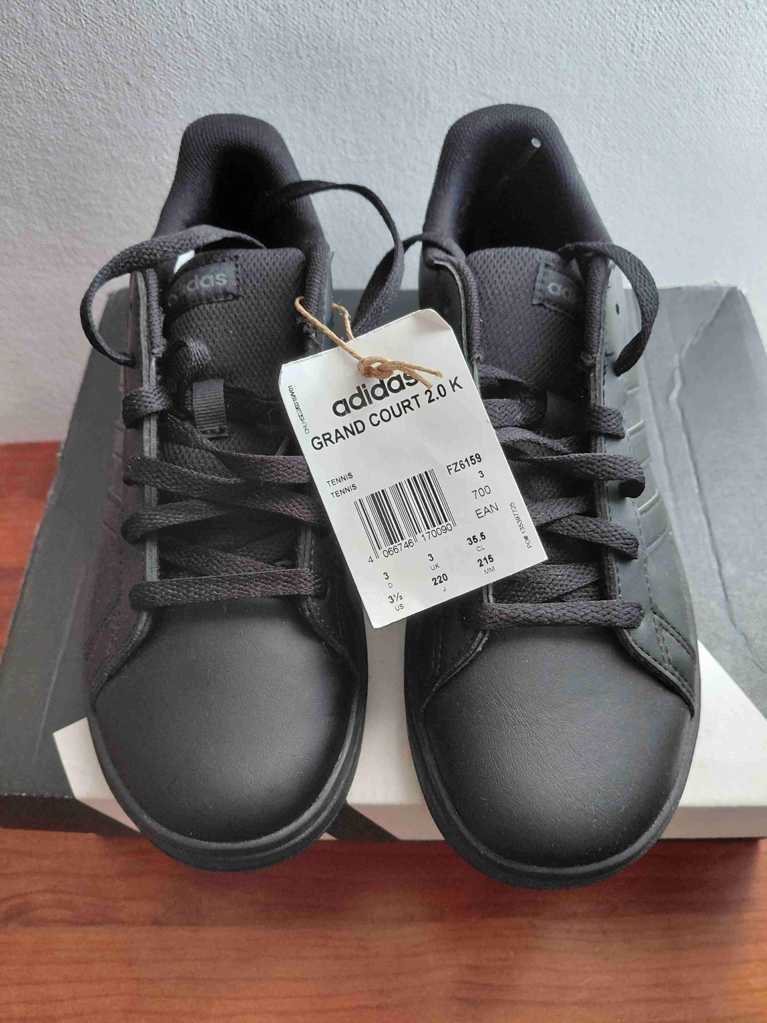 Zapatillas negras Adidas Grand Court - 1