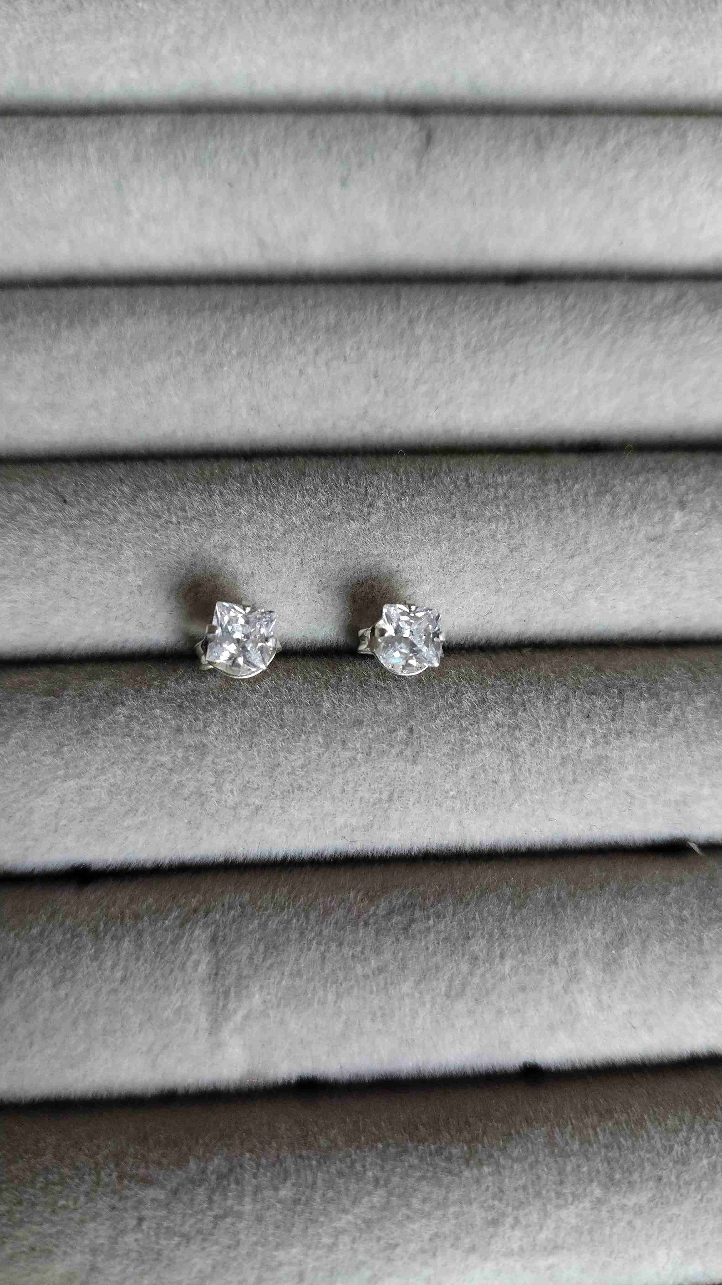 Aros de plata con circones - miniatura 3