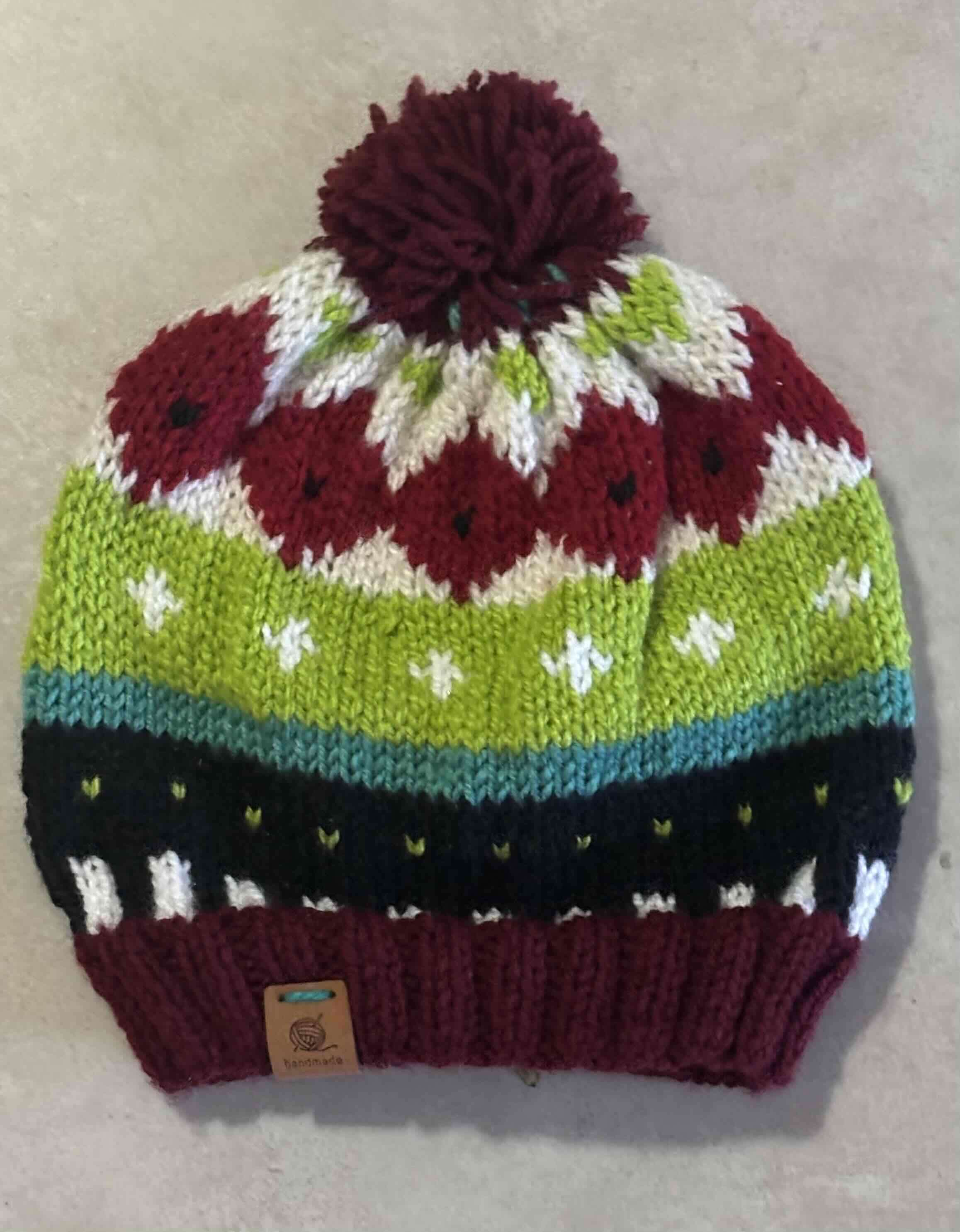 Gorro tejido a palillo - miniatura 2