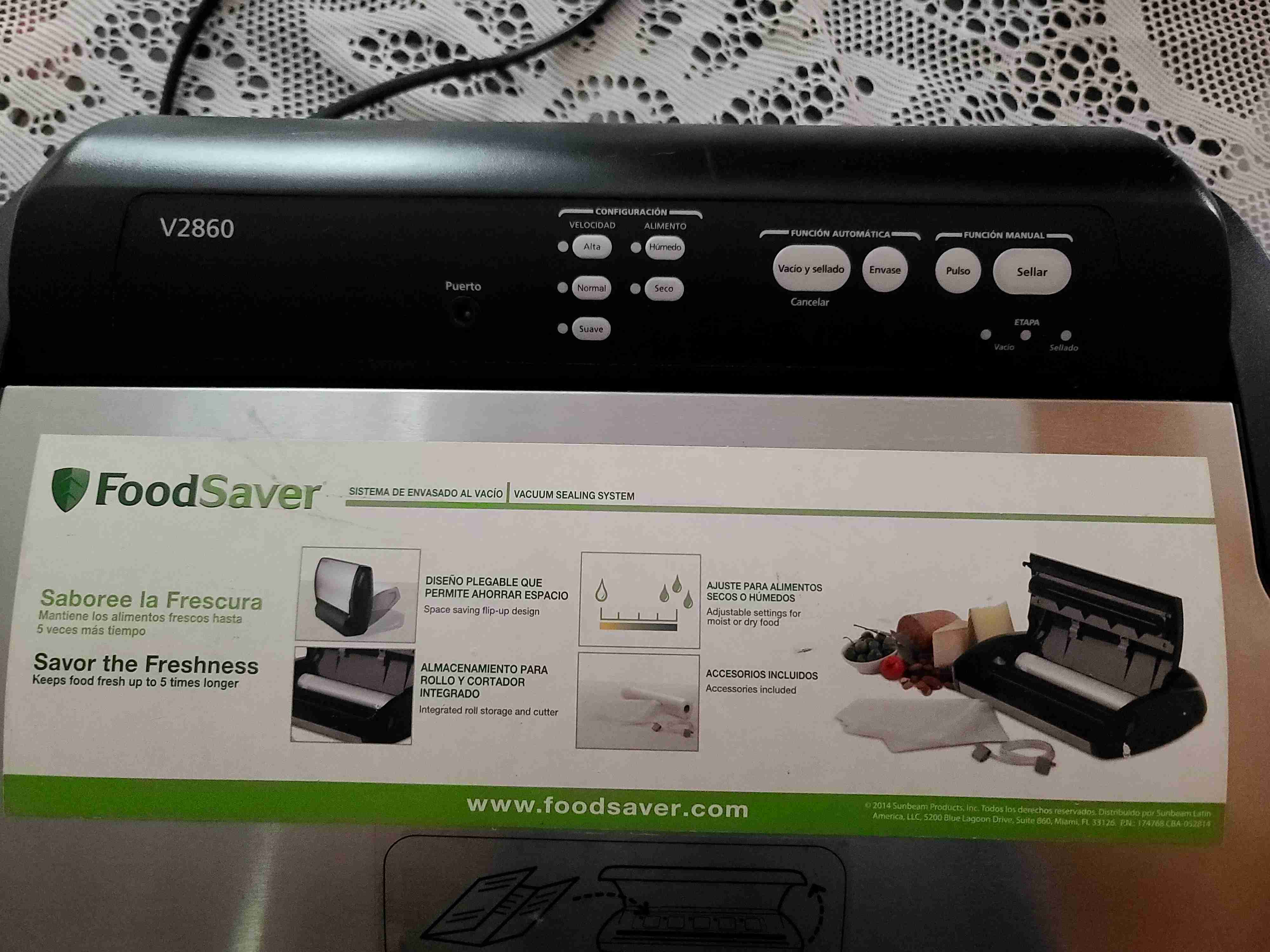 Selladora al vacío FoodSaver - miniatura 2