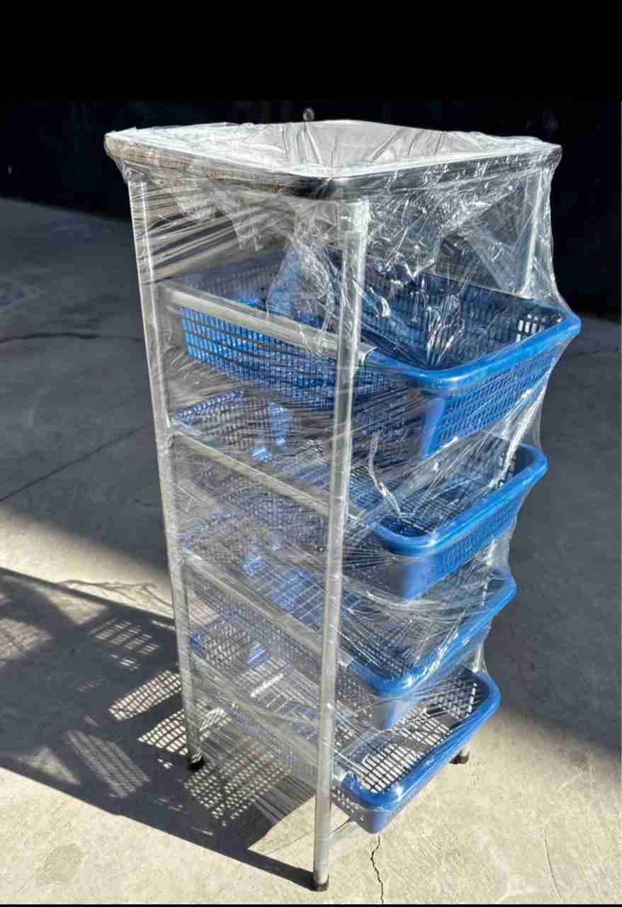 Carro organizador con canastos azules - miniatura 1