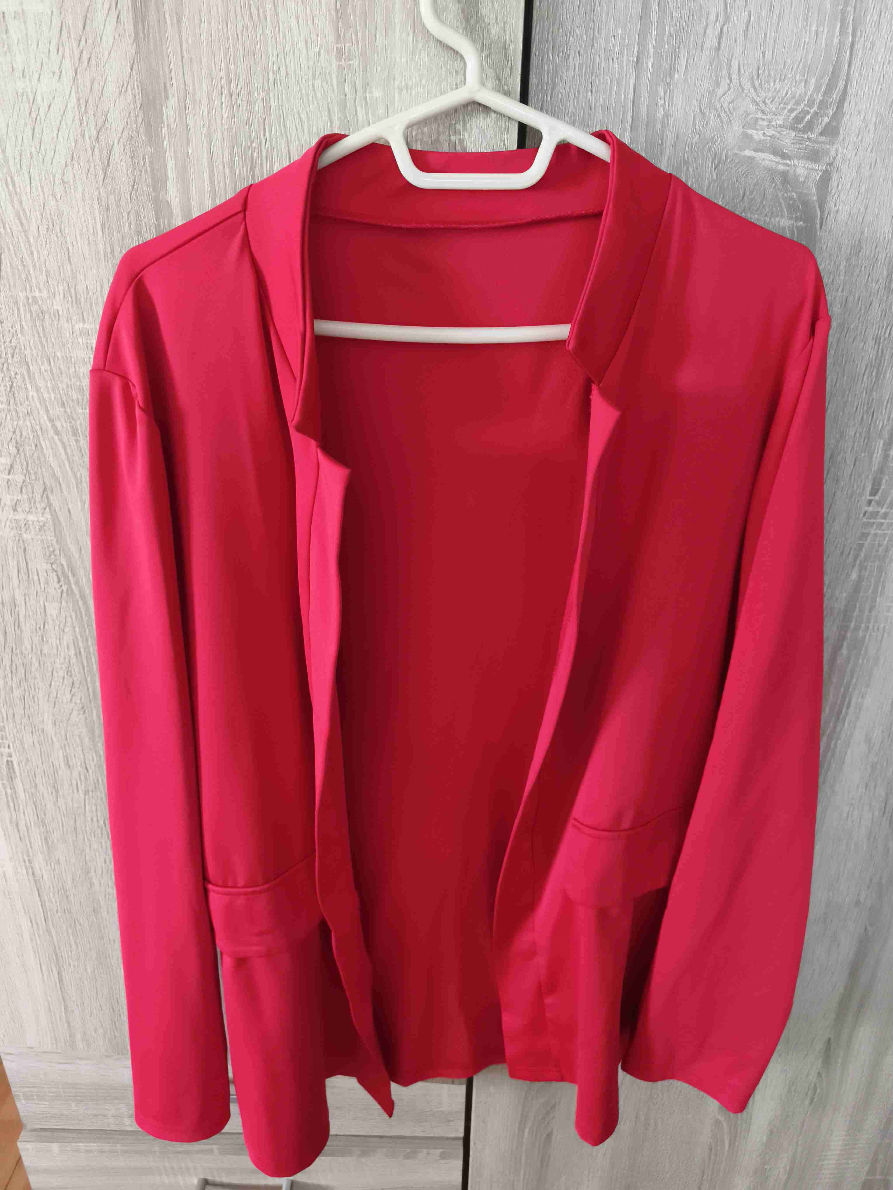 Blazer rojo sin cierre - 1