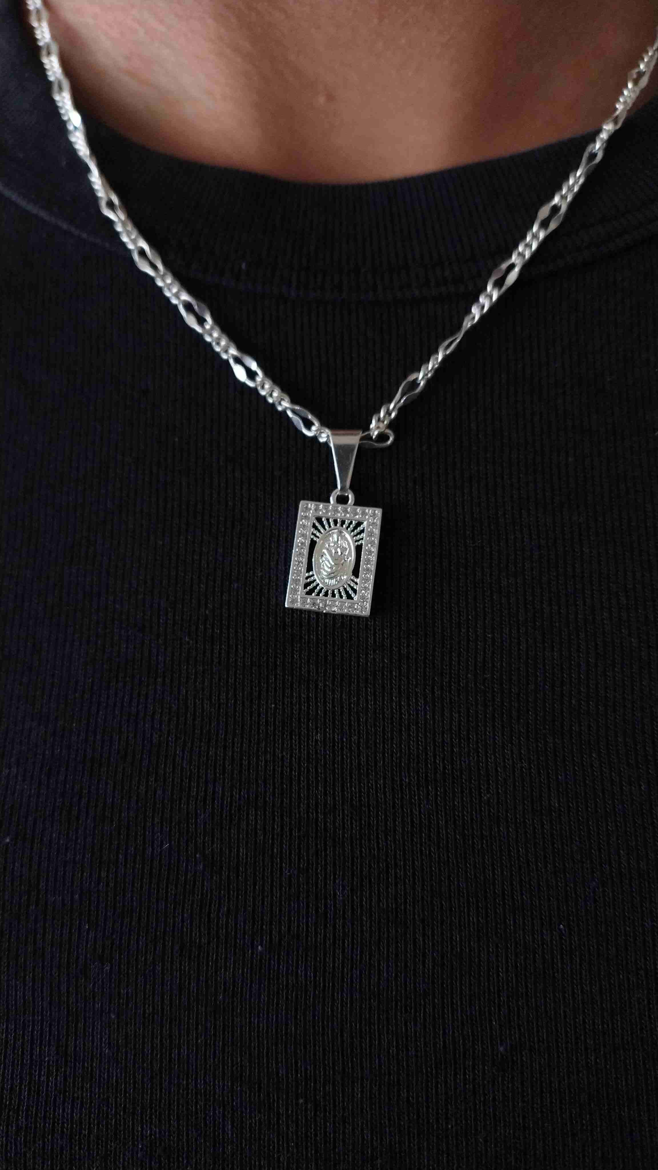 Colgante de plata religioso - miniatura 2