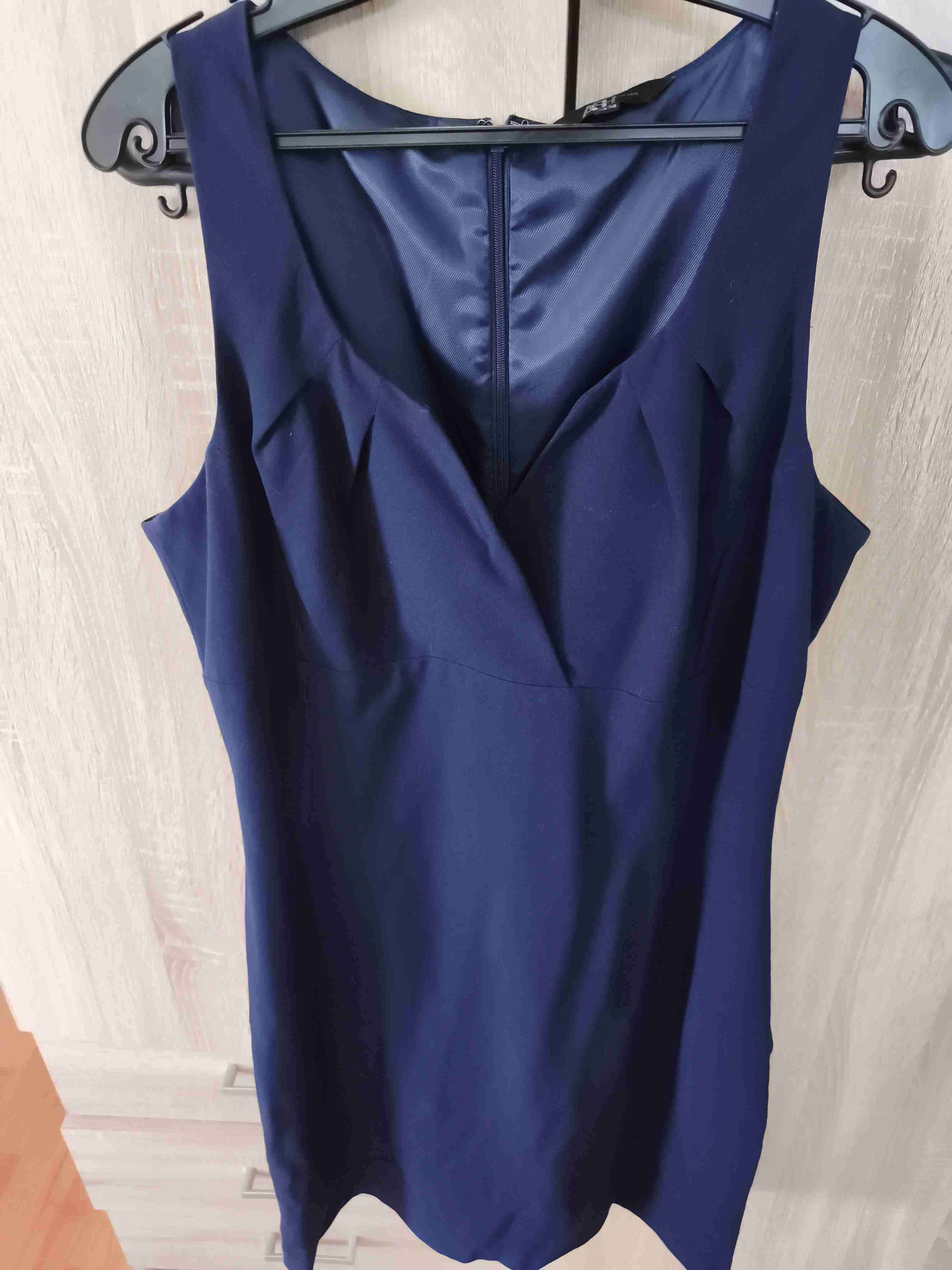 Vestido azul sin mangas - 1