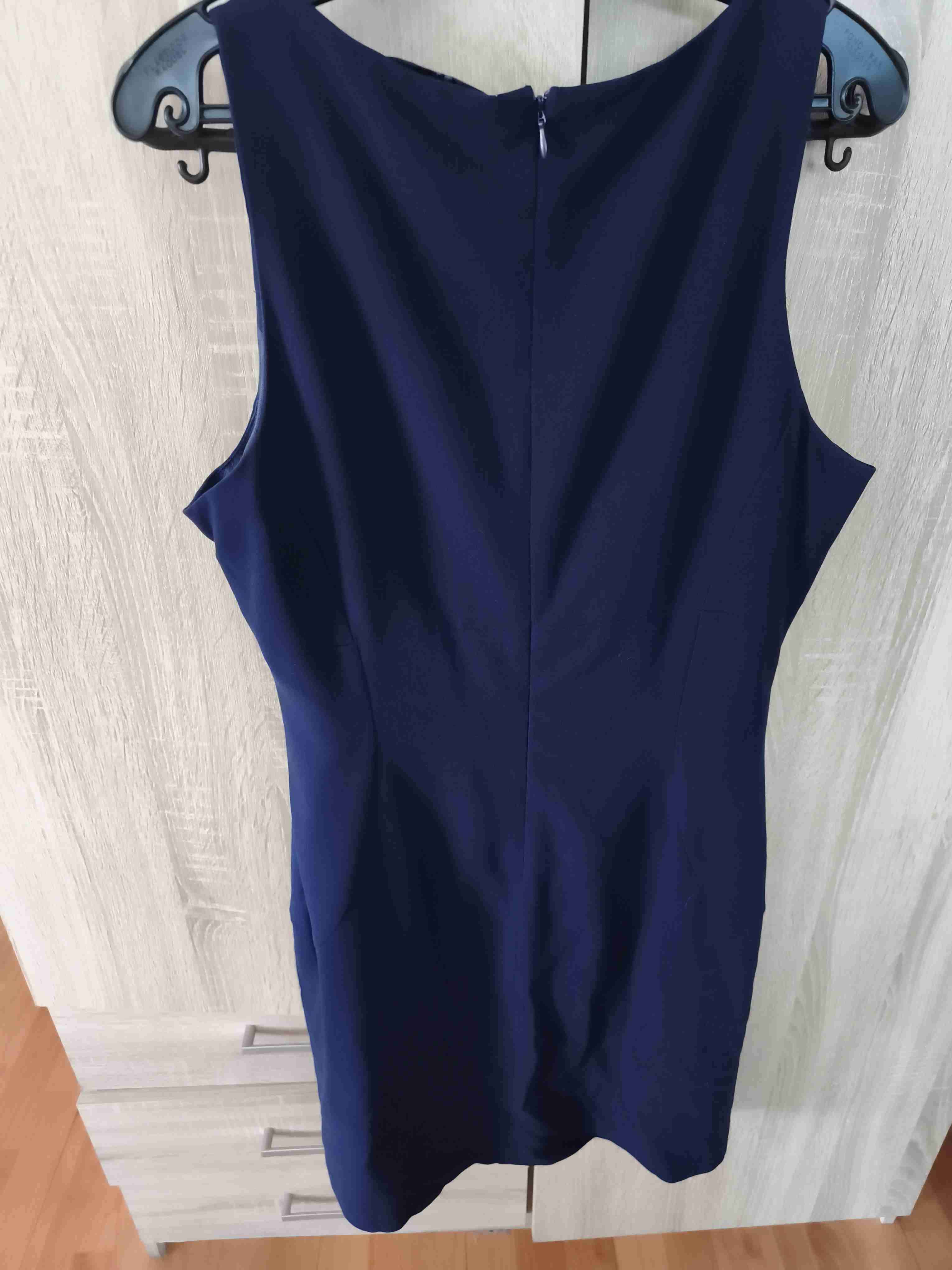 Vestido azul sin mangas - 2