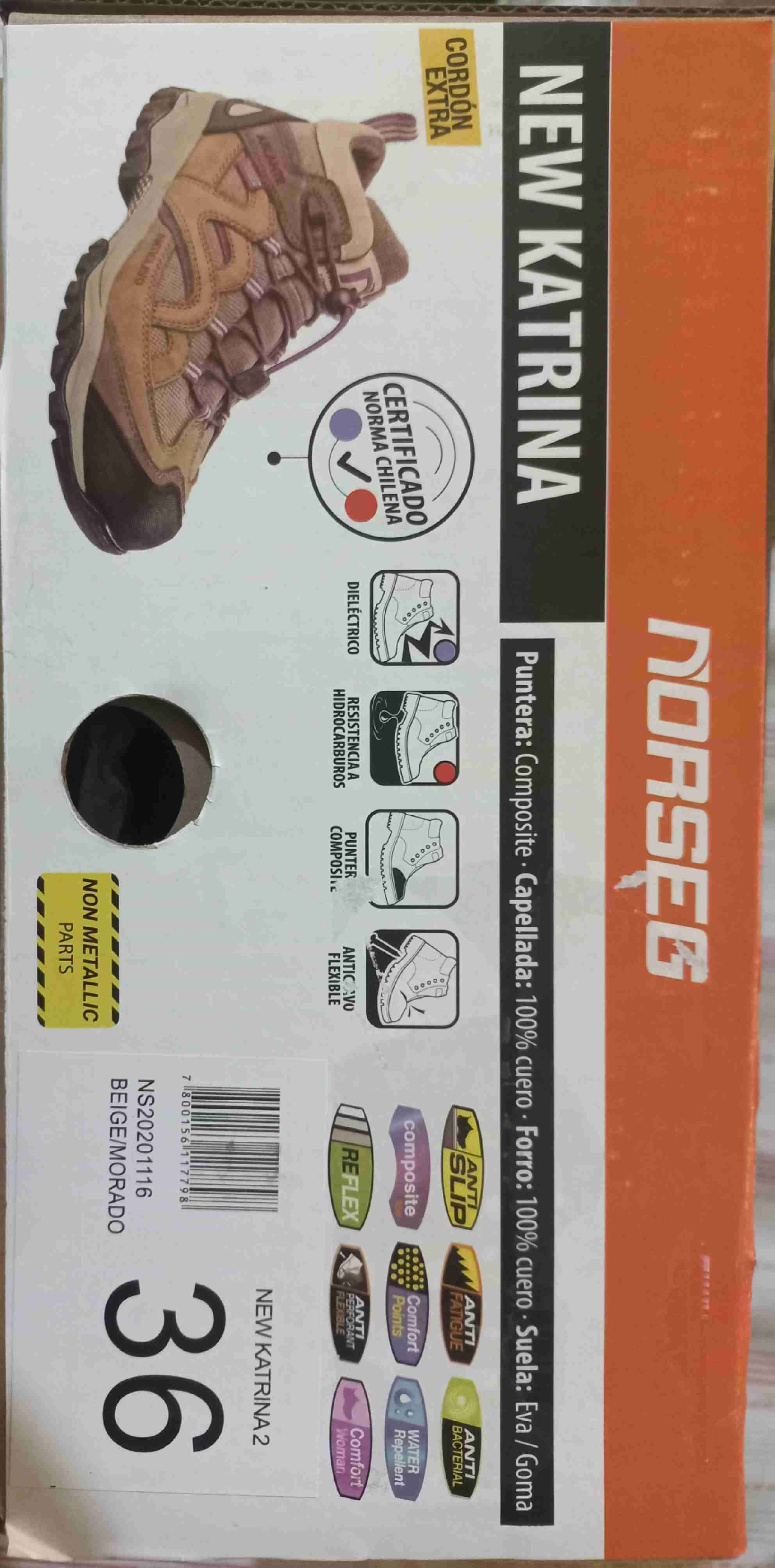 Zapato seguridad New Katrina N°36 - miniatura 4