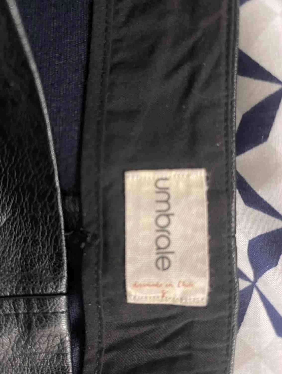 Falda negra de cuero - 3