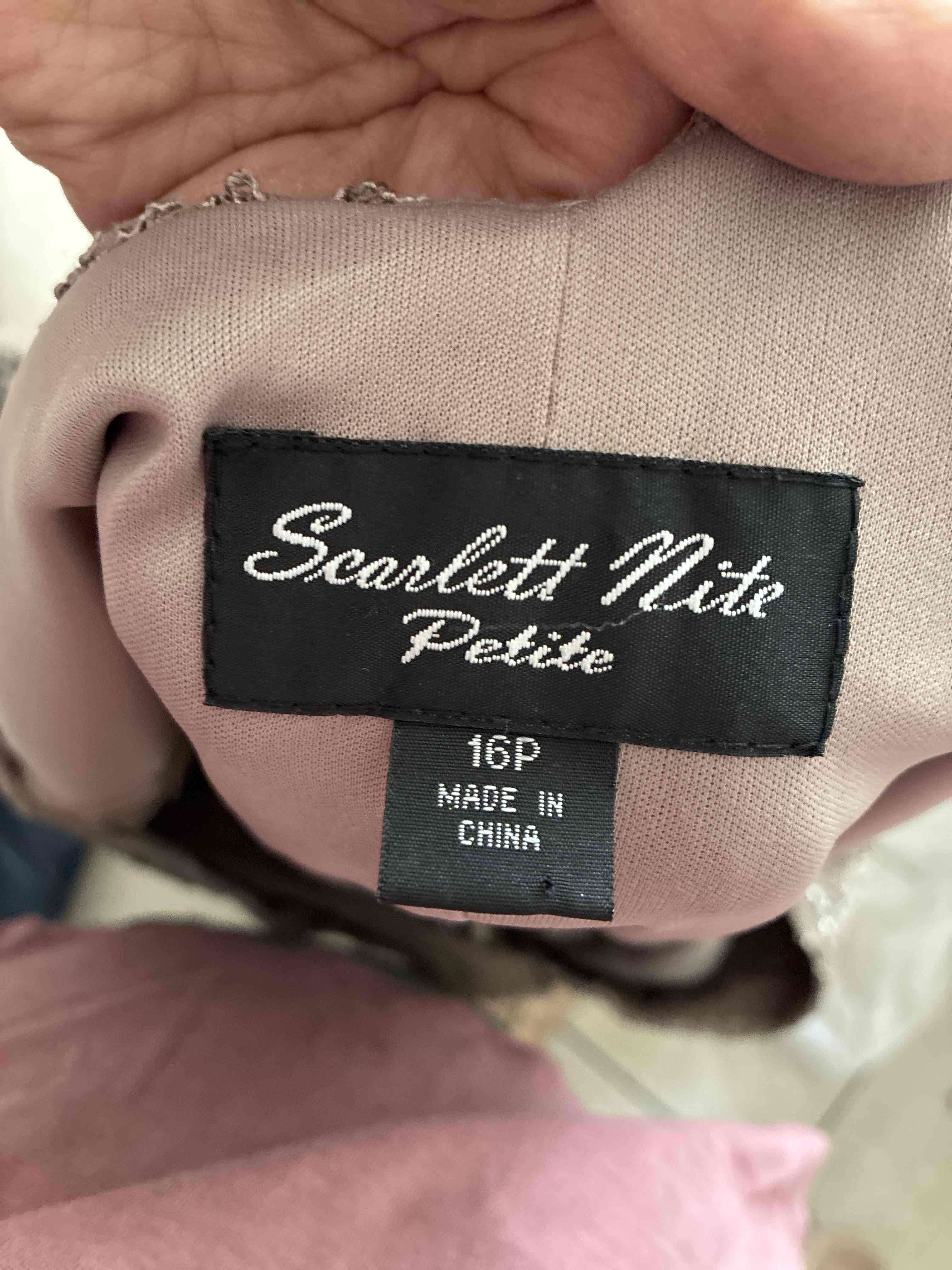 Vestido de encaje marrón - 2