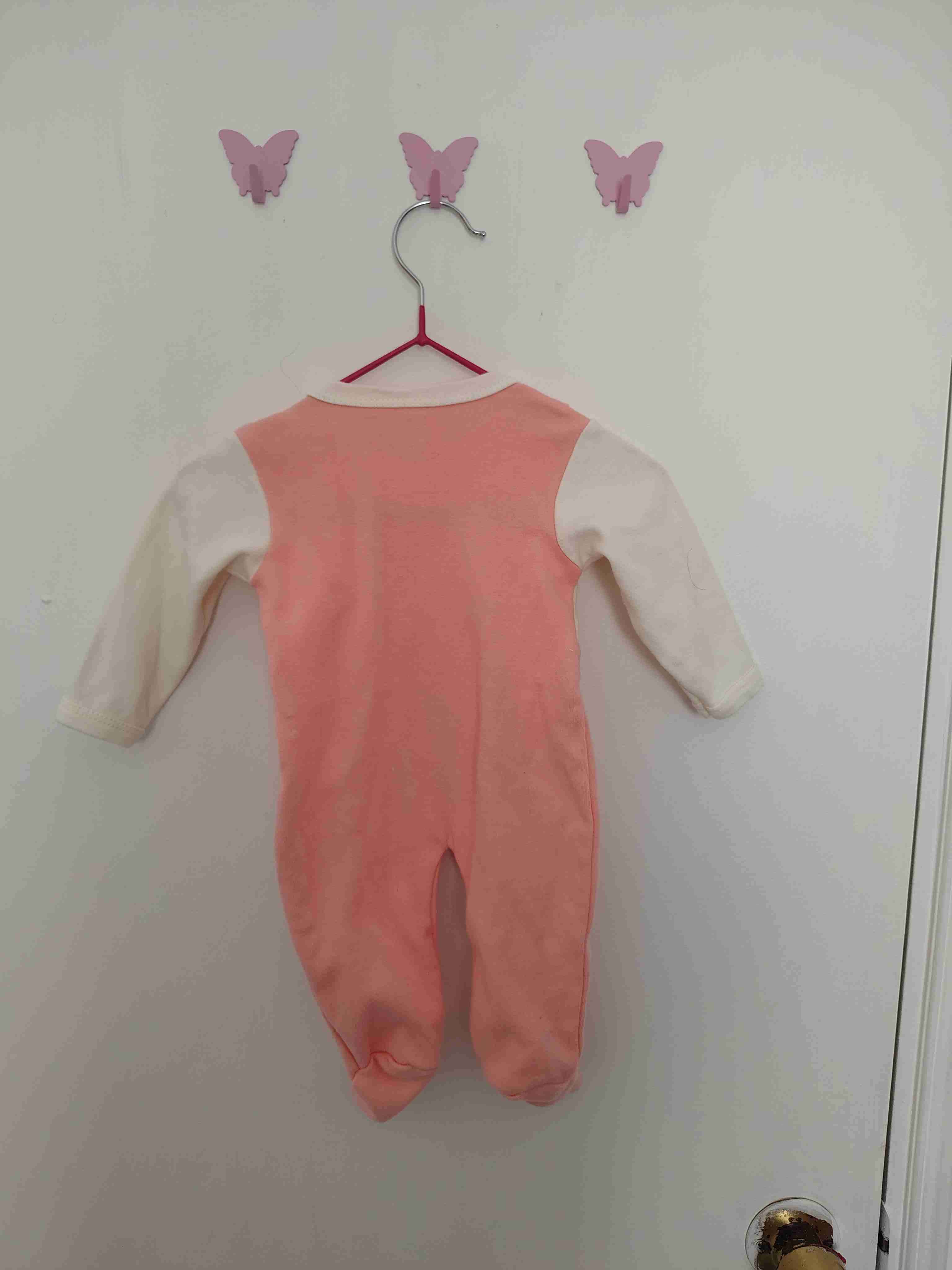 Enterito de bebé rosado con elefante - miniatura 2