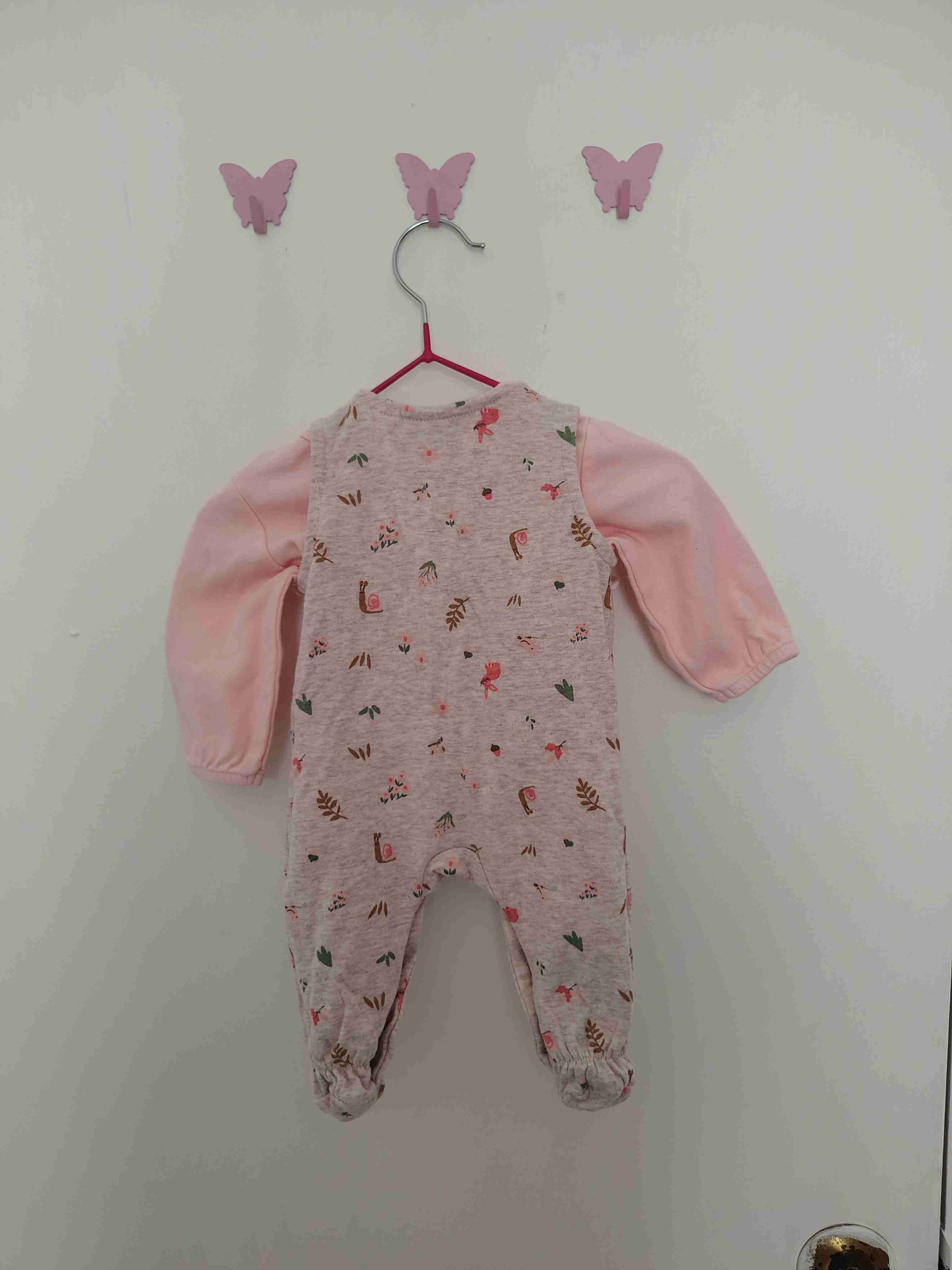 Enterito bebé rosado con estampado - miniatura 2