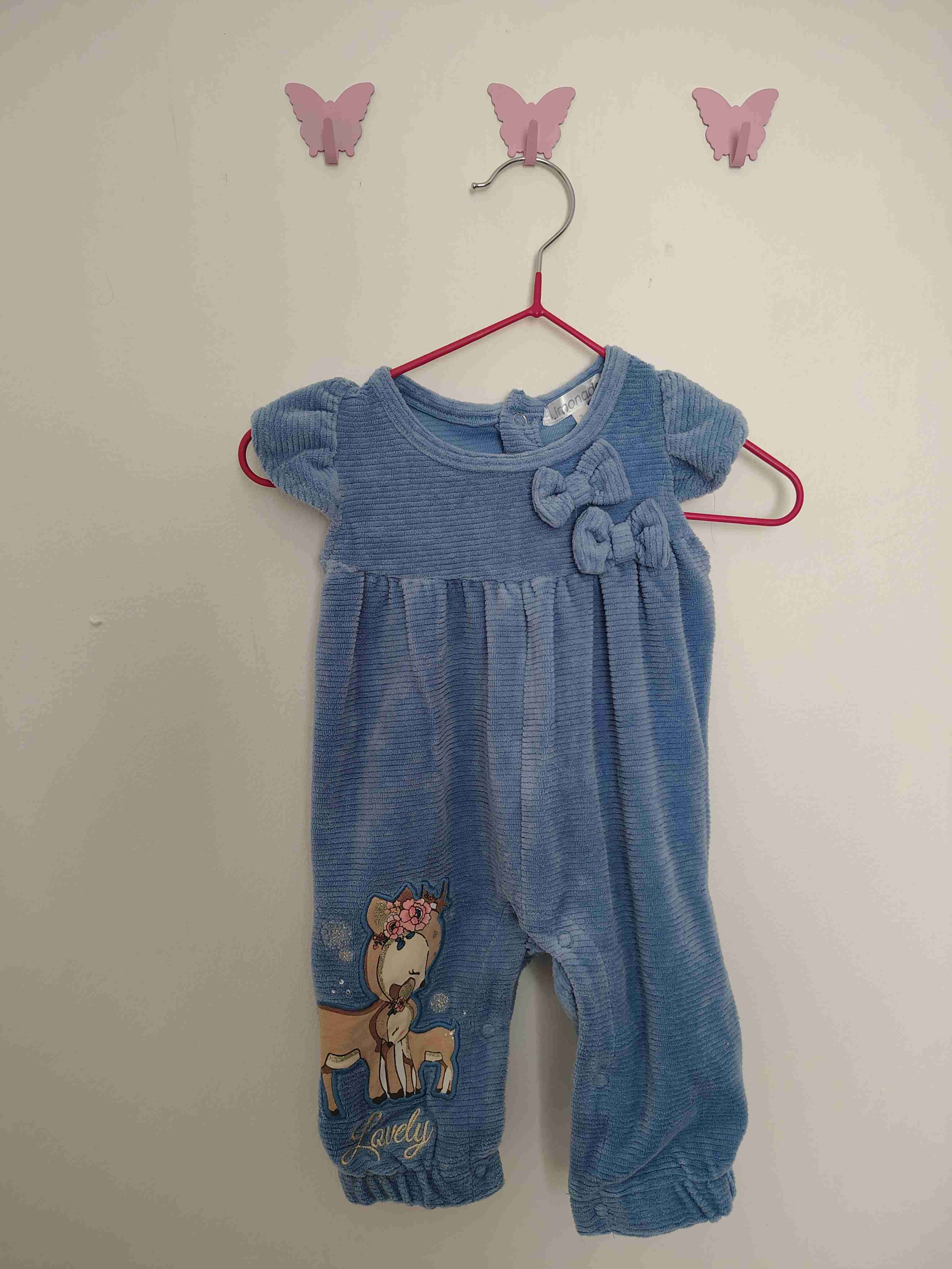 Enterito azul para bebé con diseño - miniatura 1