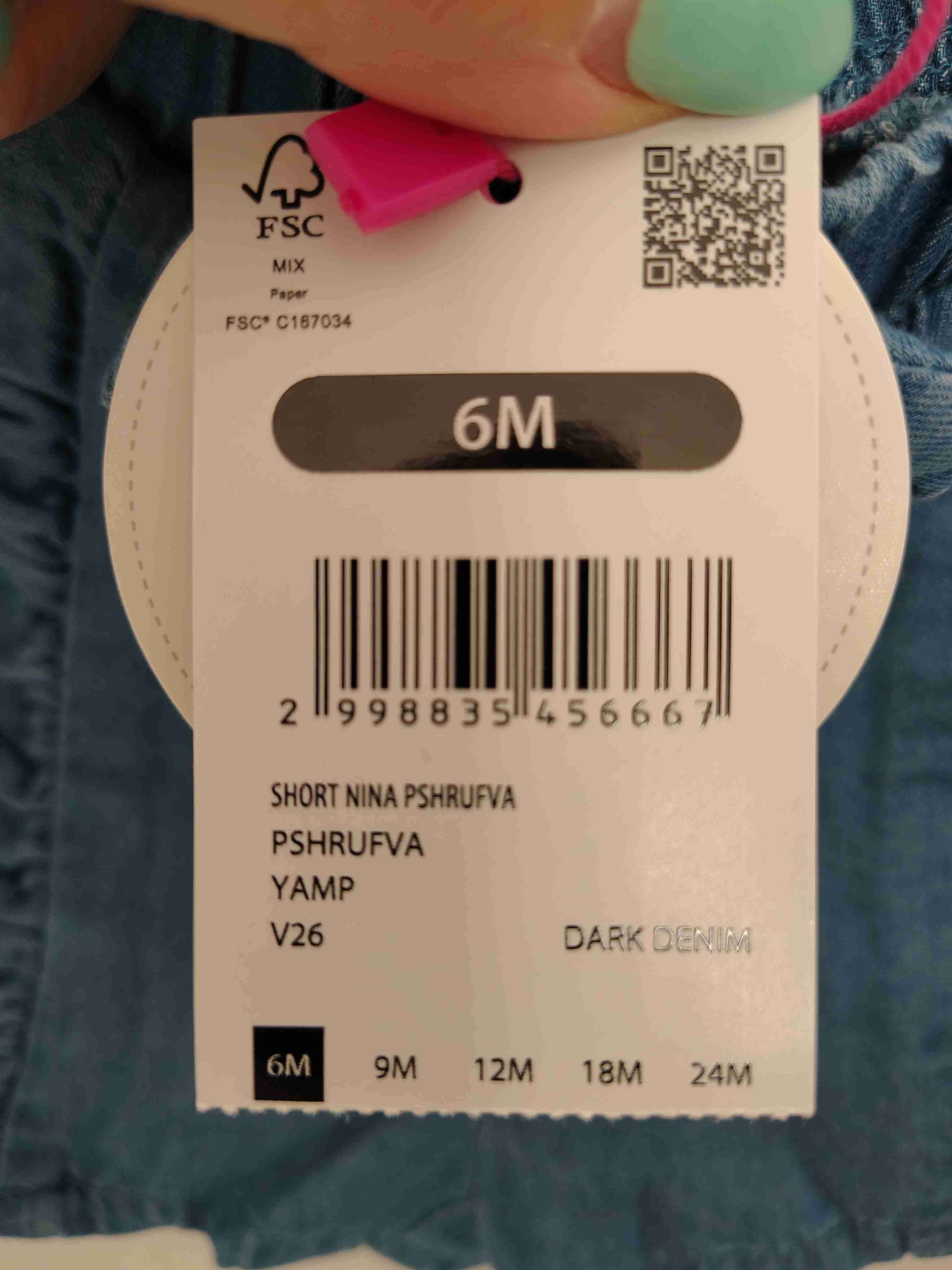 Shorts de mezclilla azul - miniatura 3