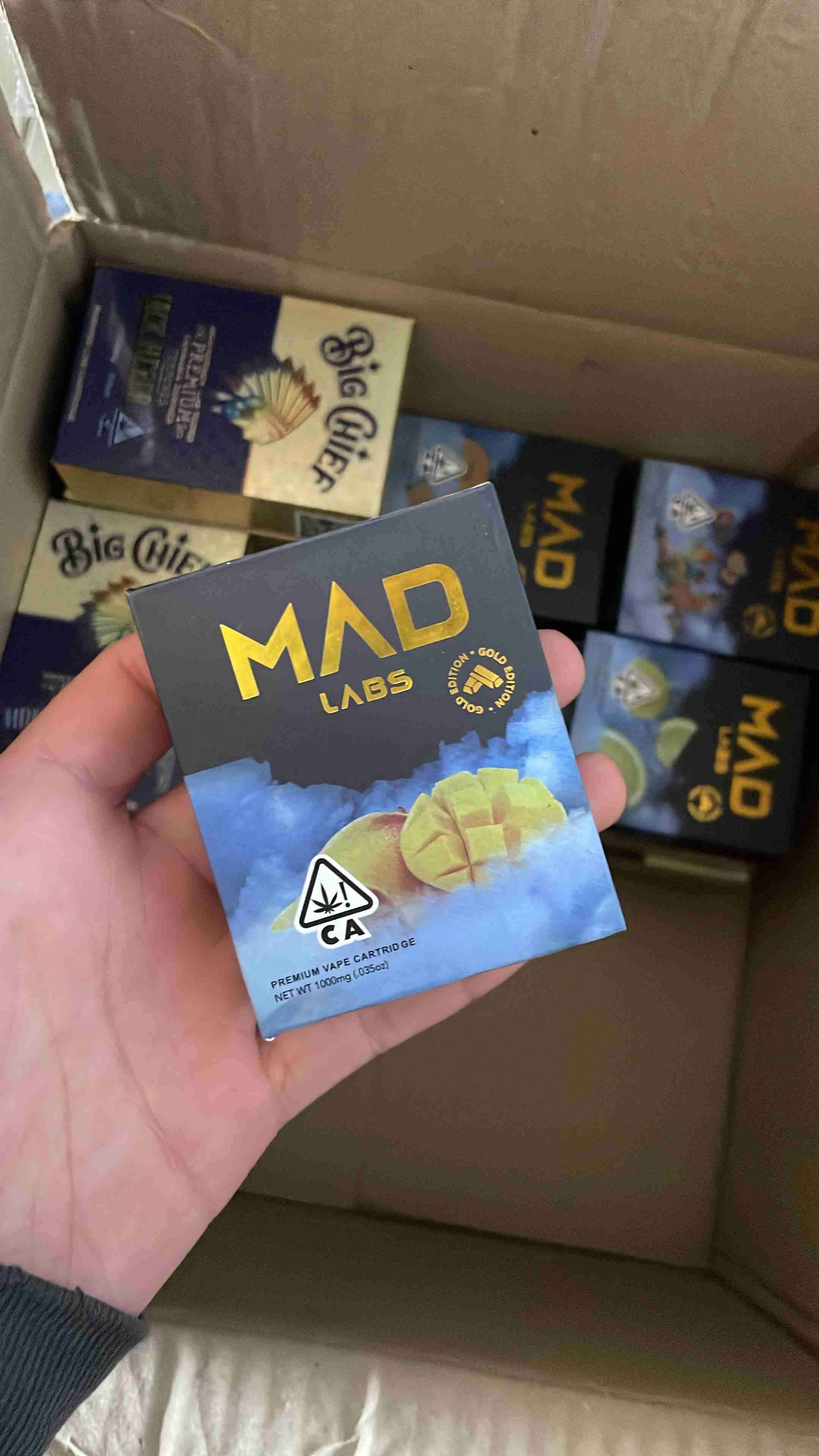 Cartucho de vapeo Mad Labs