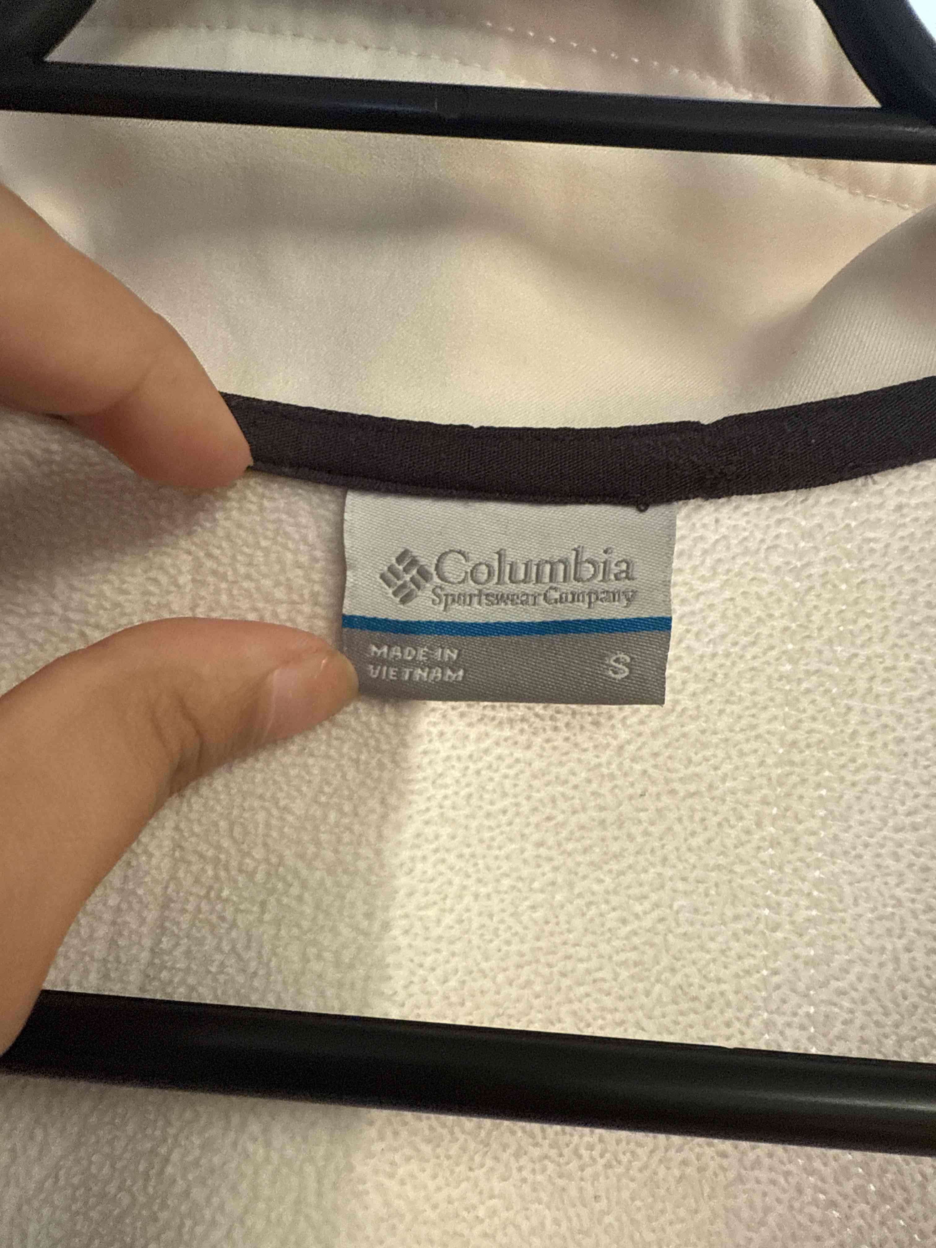 Chaqueta beige Columbia original - miniatura 3