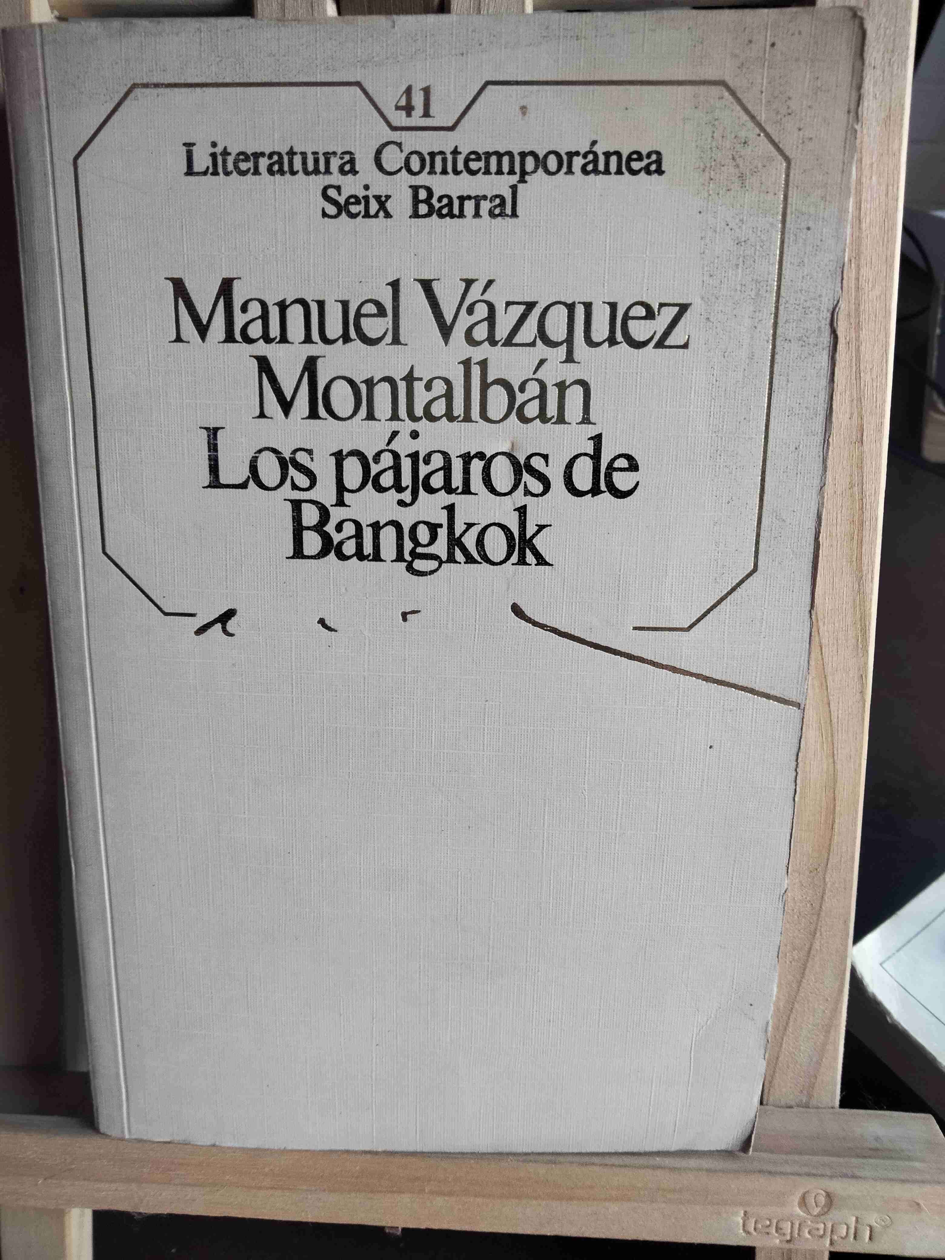 Libro Los pájaros de Bangkok