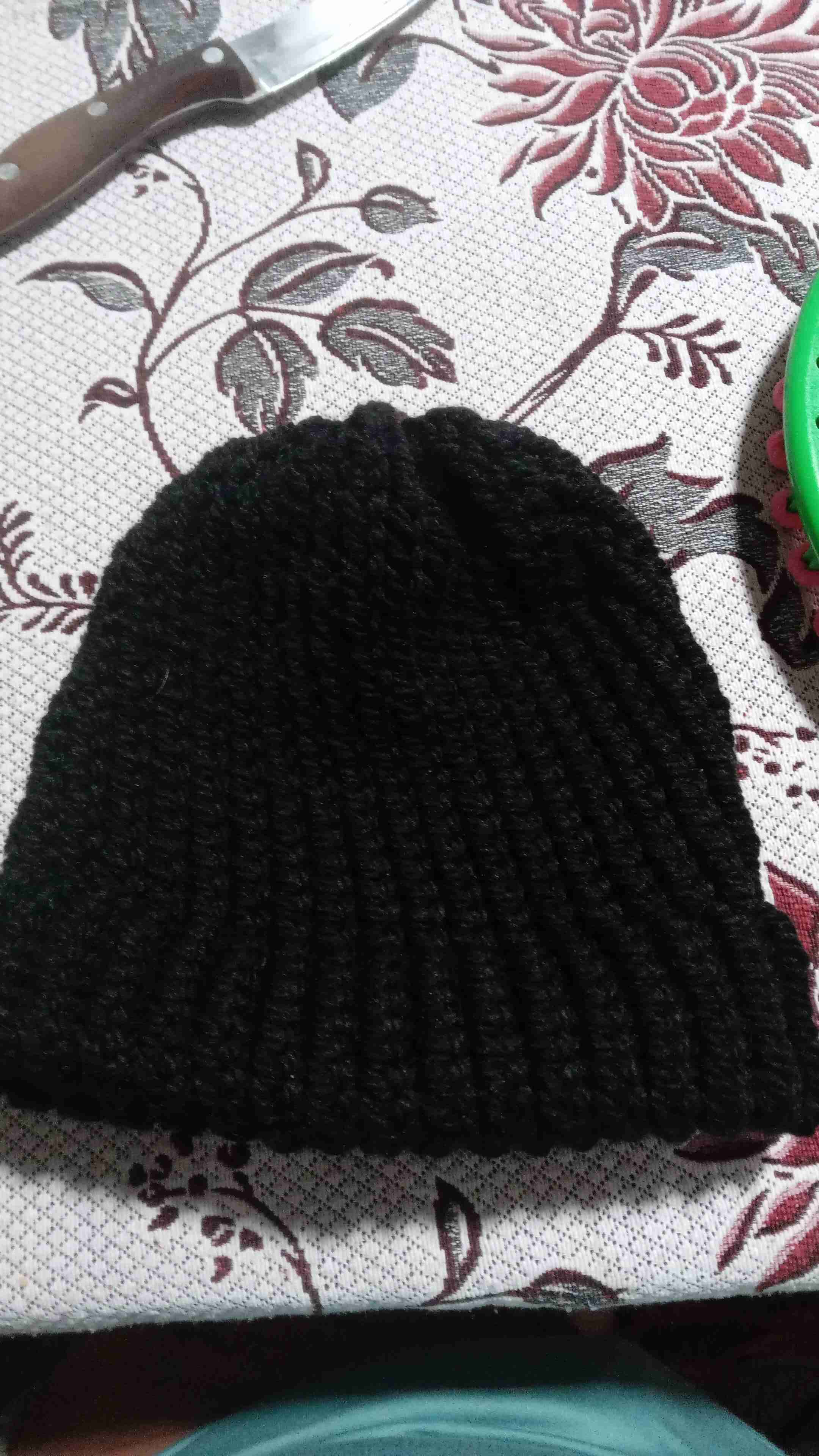 Gorro de lana negro - miniatura 1
