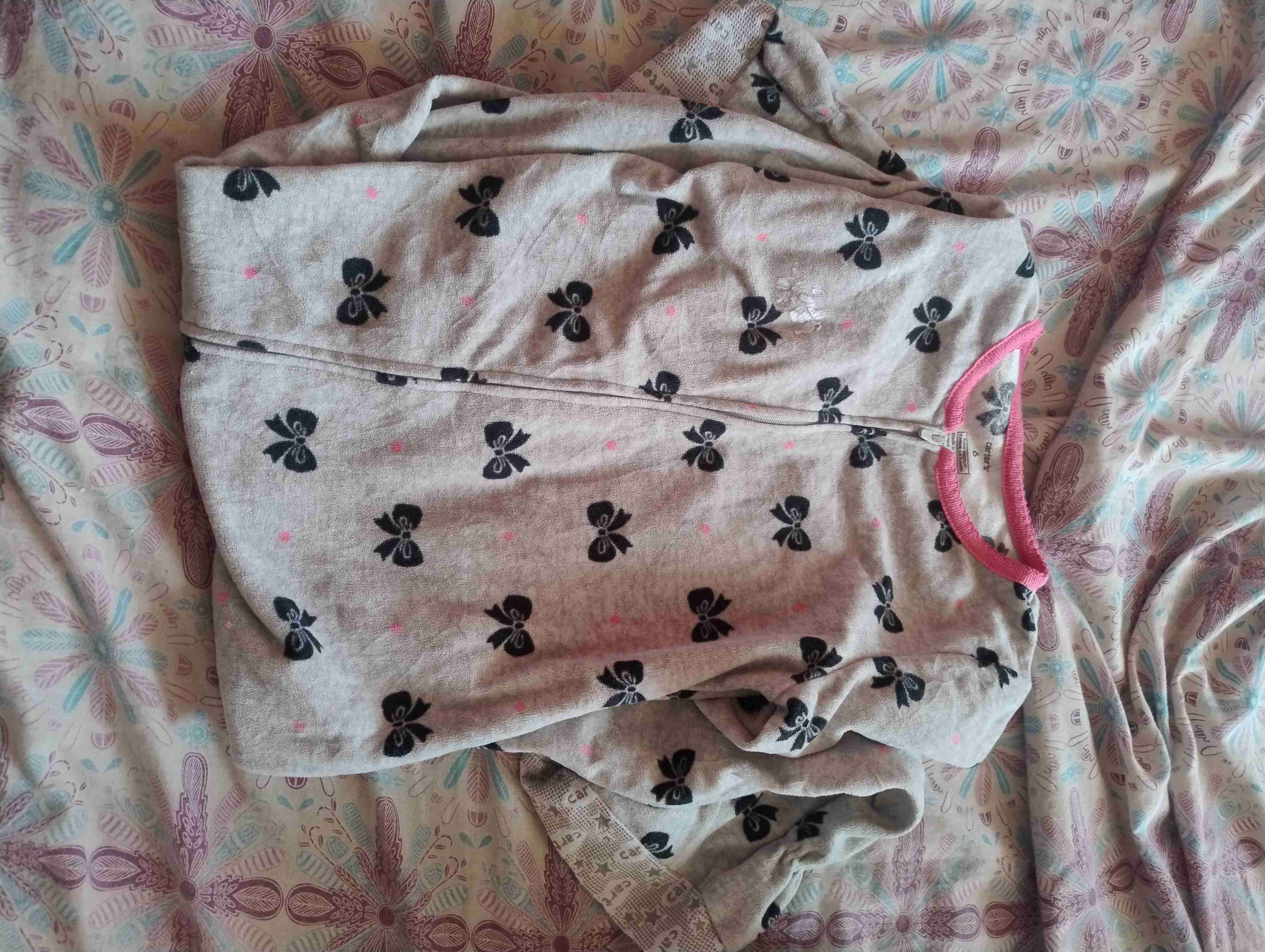 Pijama infantil dinosaurios fucsia - miniatura 2