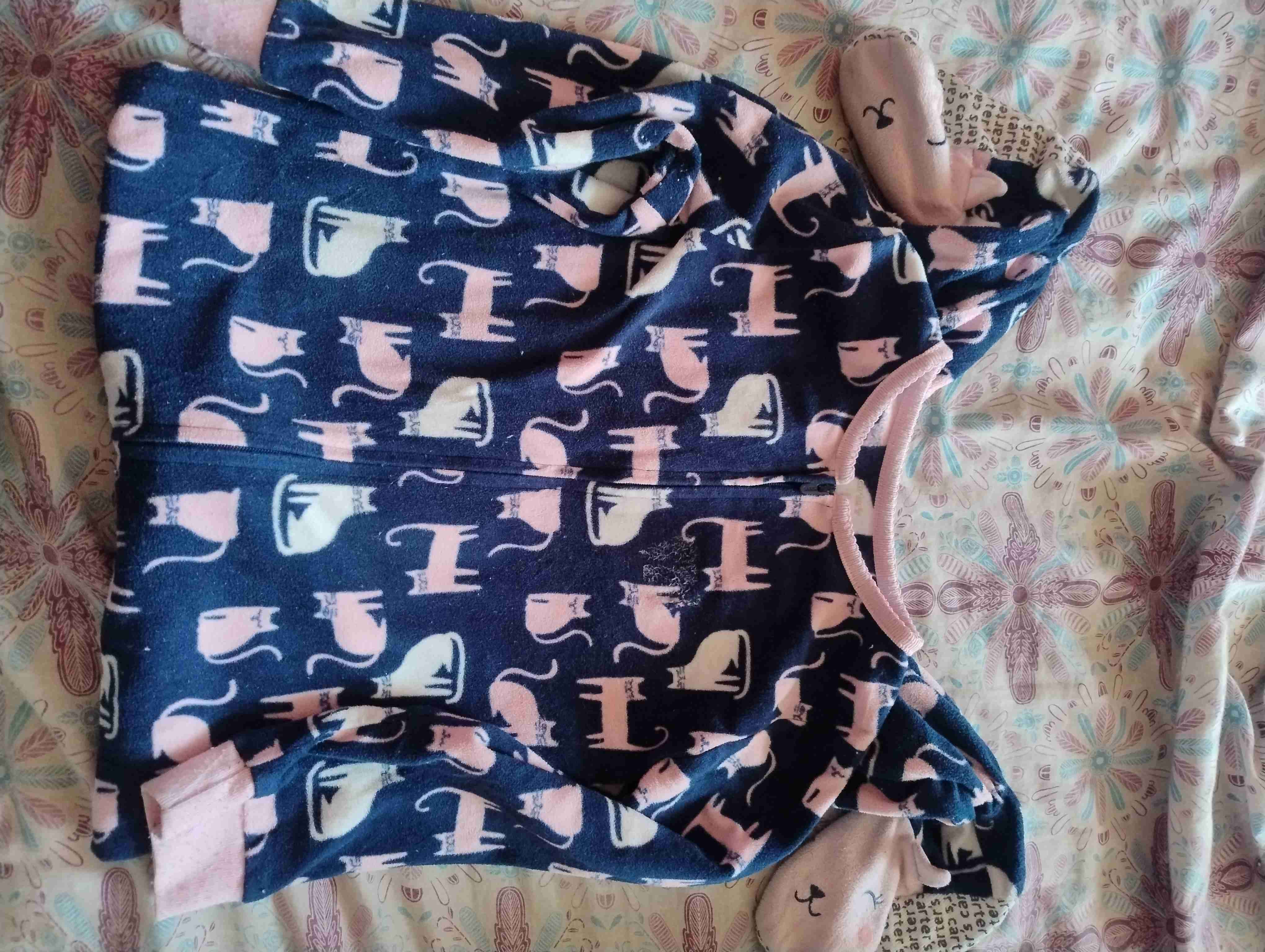 Pijama infantil dinosaurios fucsia - miniatura 3