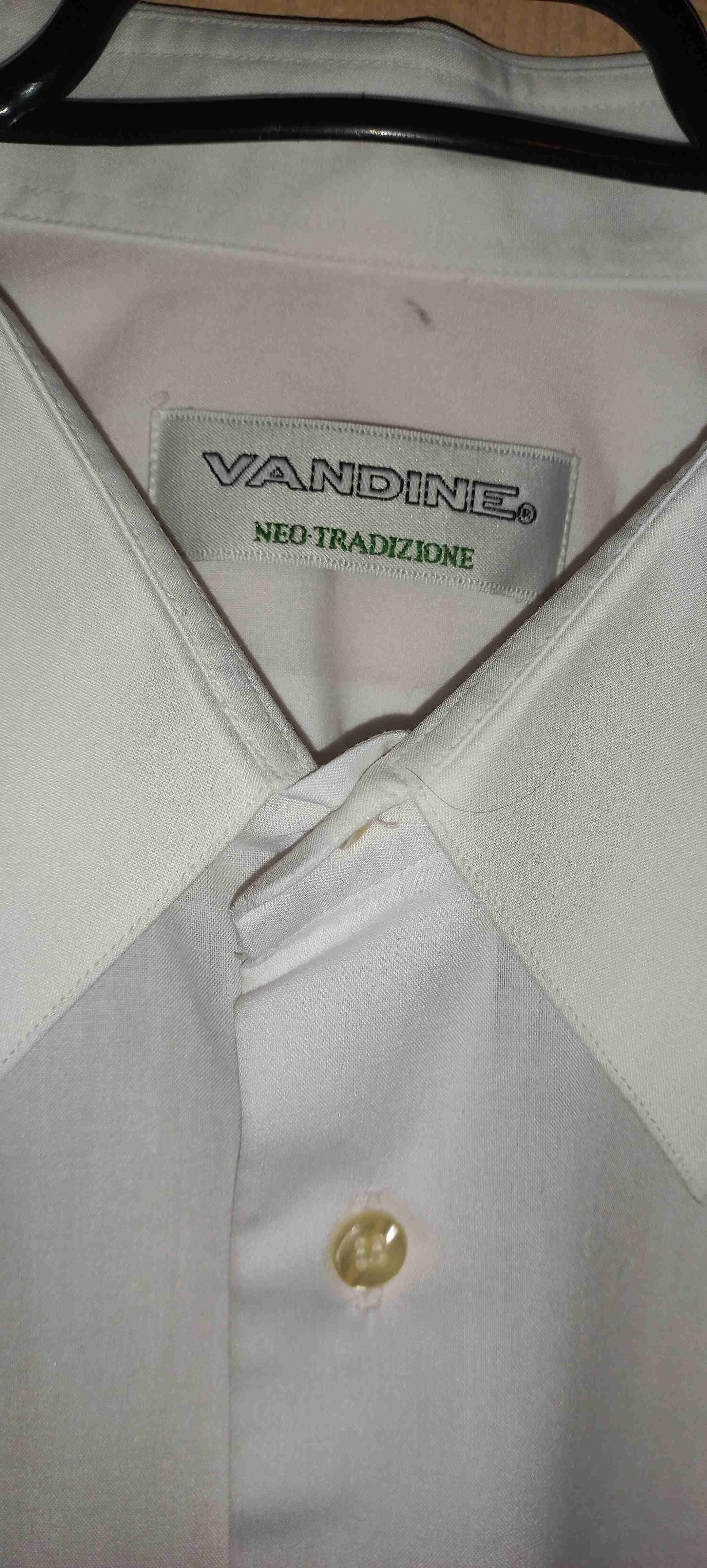 Camisa blanca de vestir para colleras 17 1/2 - miniatura 2