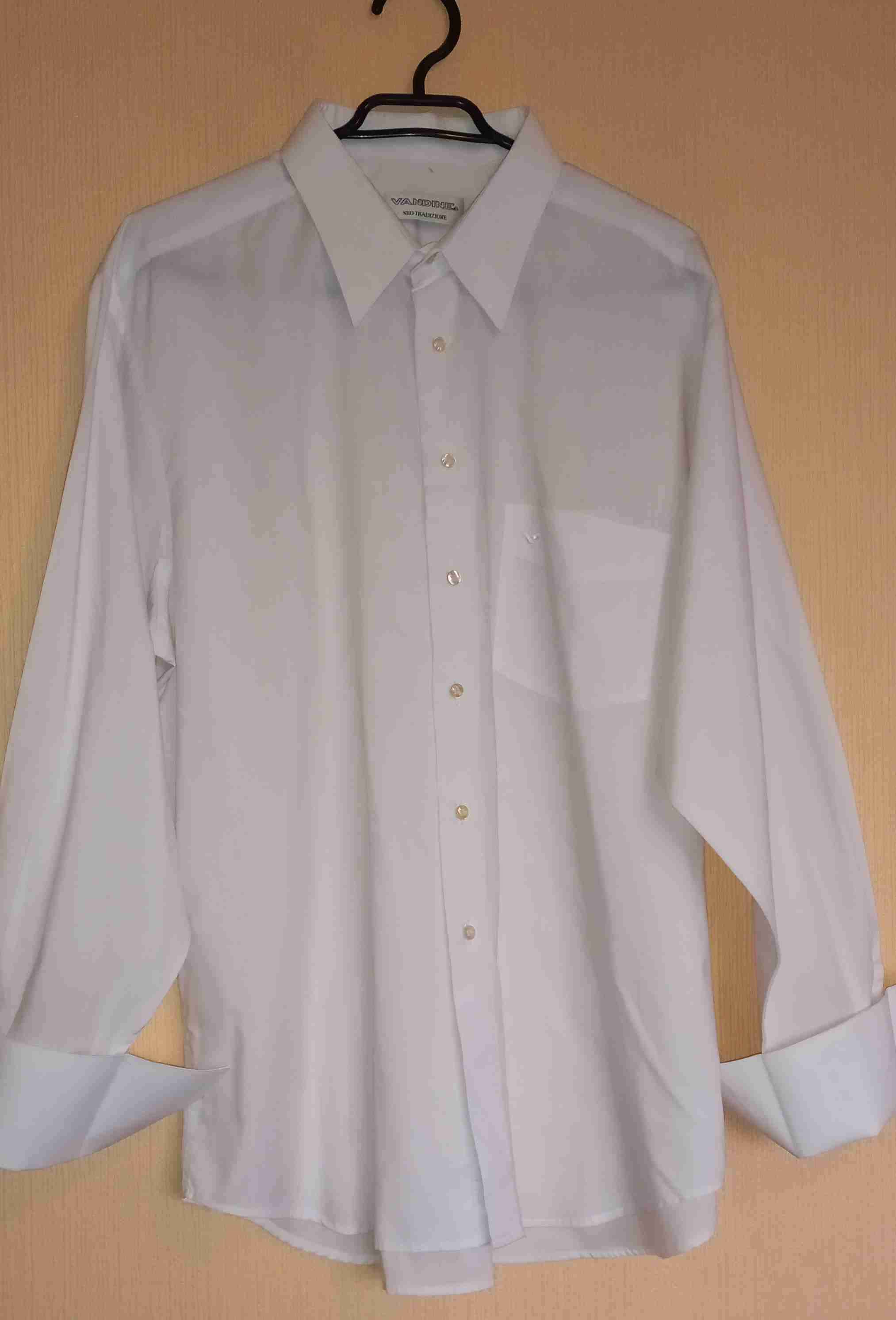 Camisa blanca de vestir para colleras 17 1/2 - miniatura 5