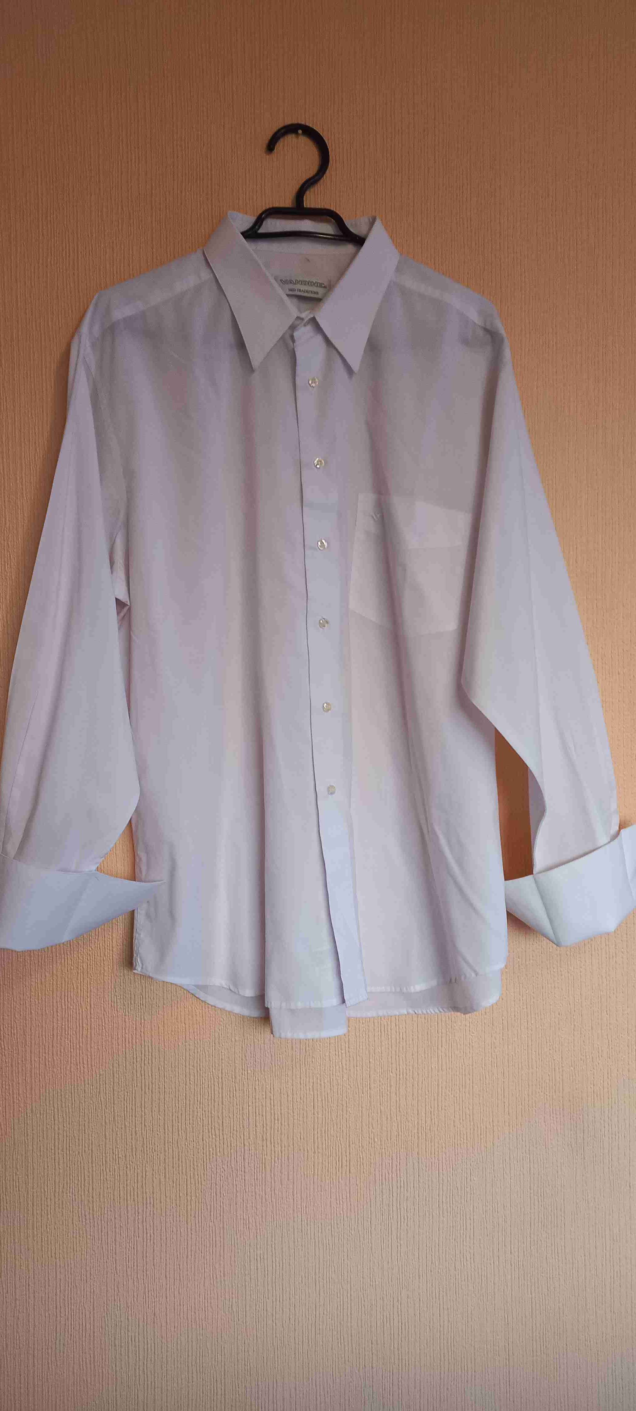 Camisa blanca de vestir para colleras 17 1/2 - miniatura 6