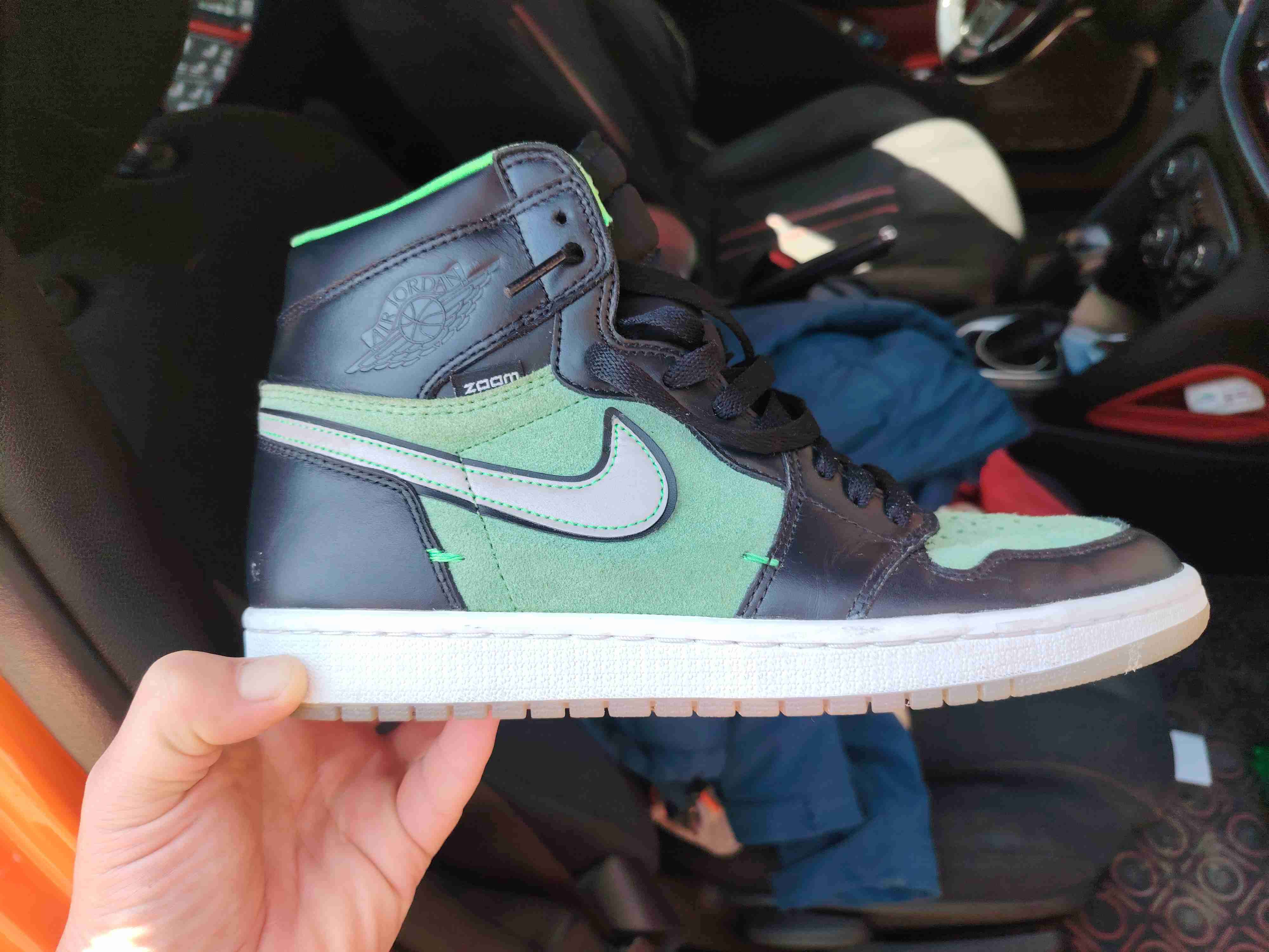 Zapatilla Jordan retro 1 zoom oliva - miniatura 1