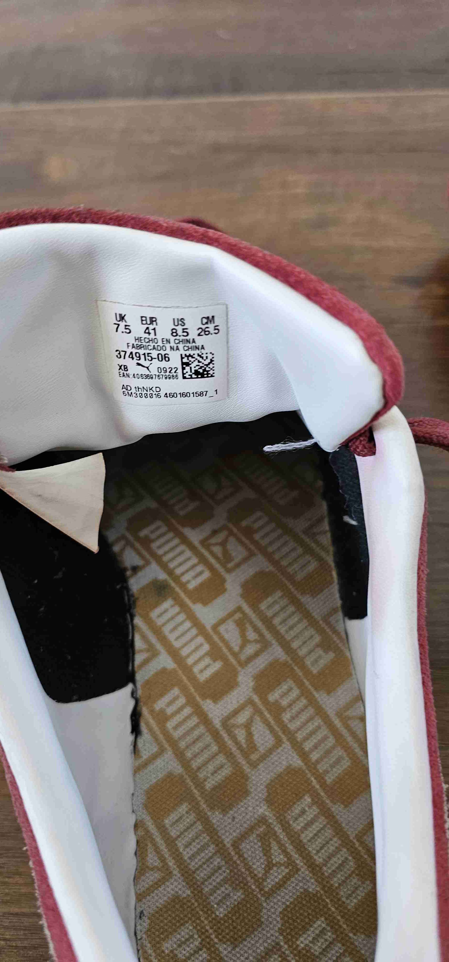 Zapatillas Puma burdeo - miniatura 3