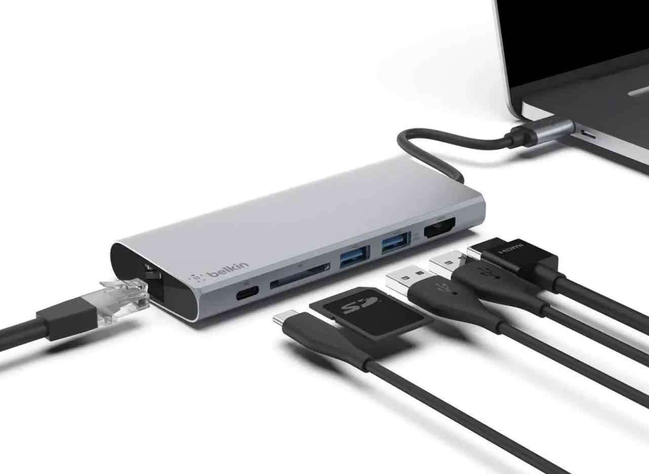 Hub Adaptador USB-C Belkin 6-1 - miniatura 1