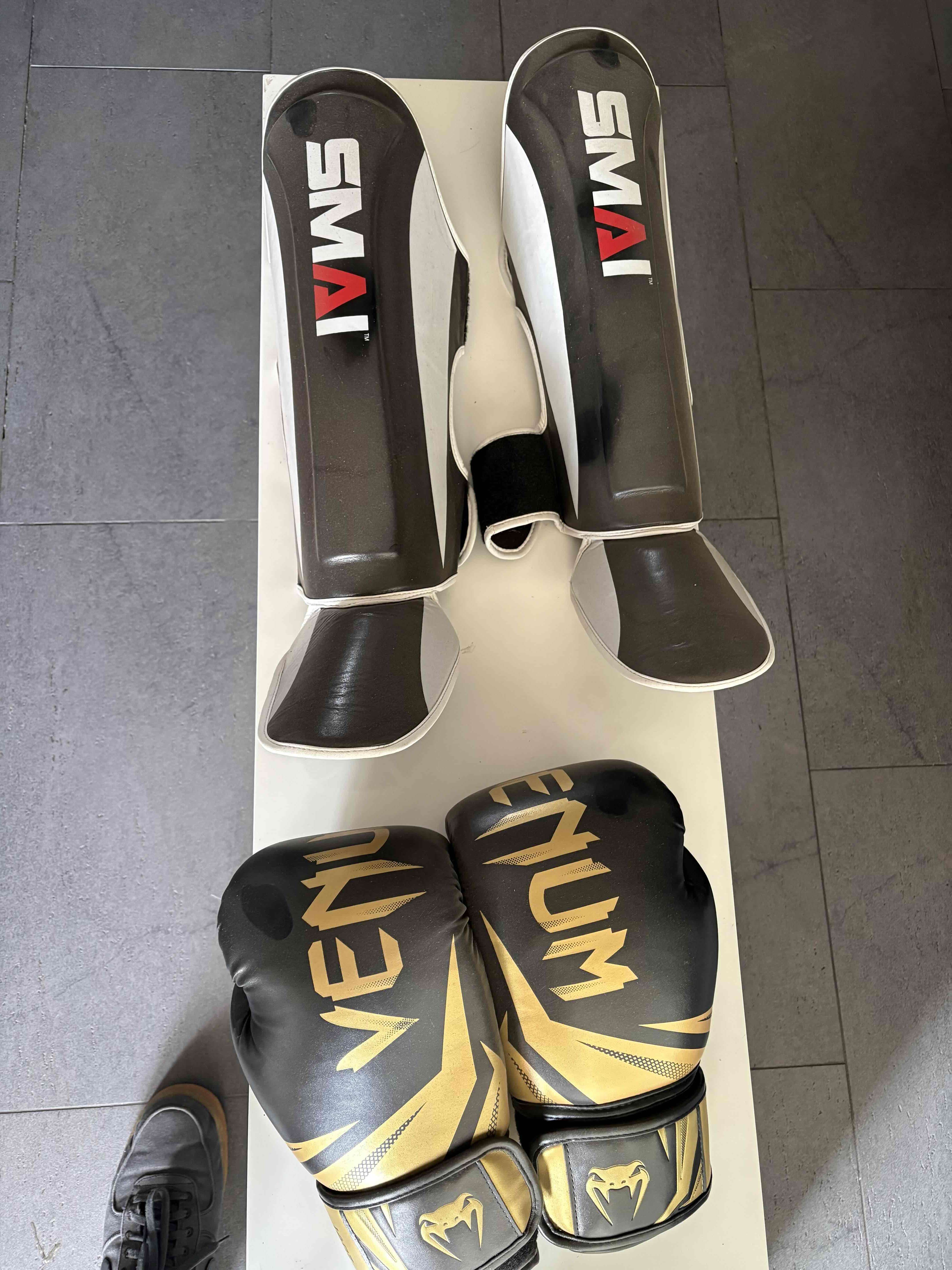 Set guantes y espinilleras Venum - 1