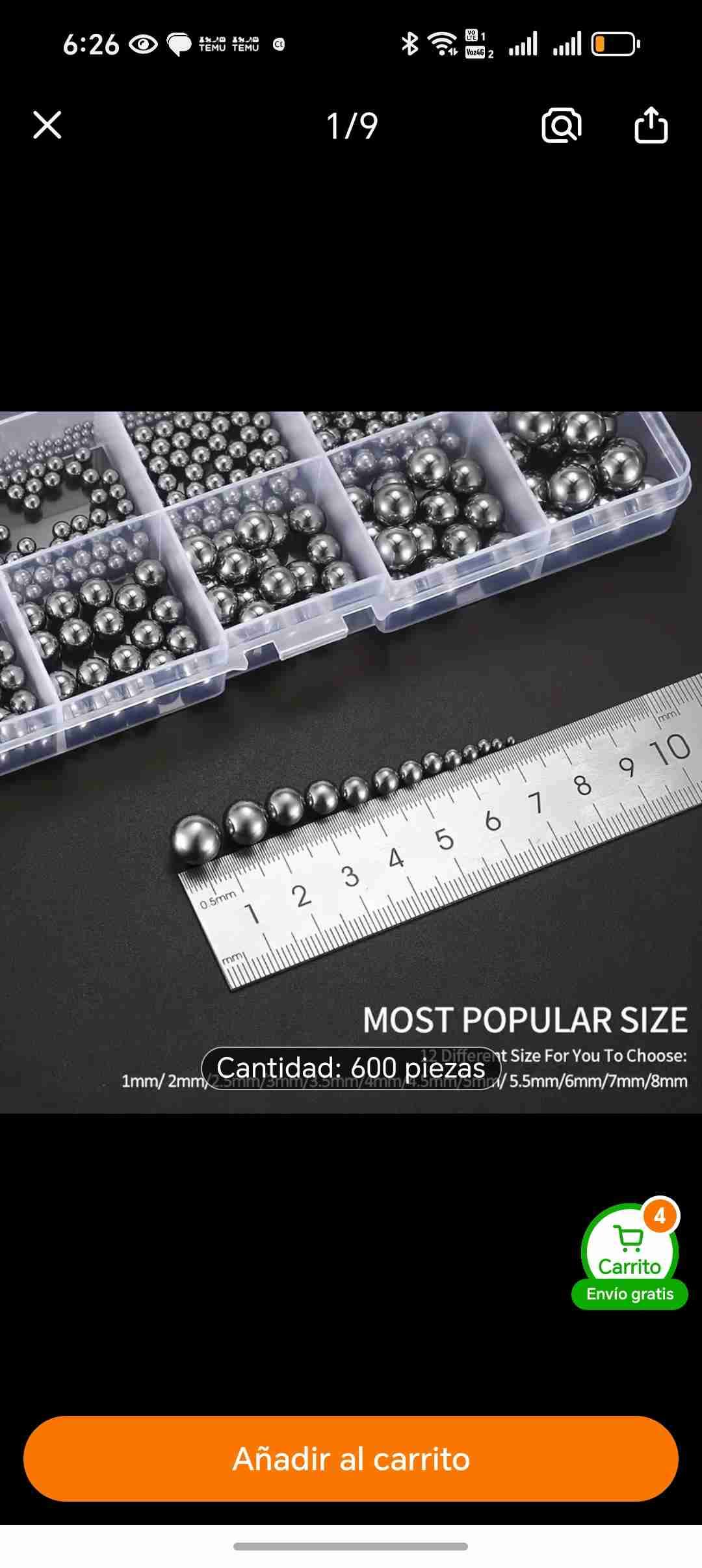 Bolitas de metal para juegos - miniatura 2