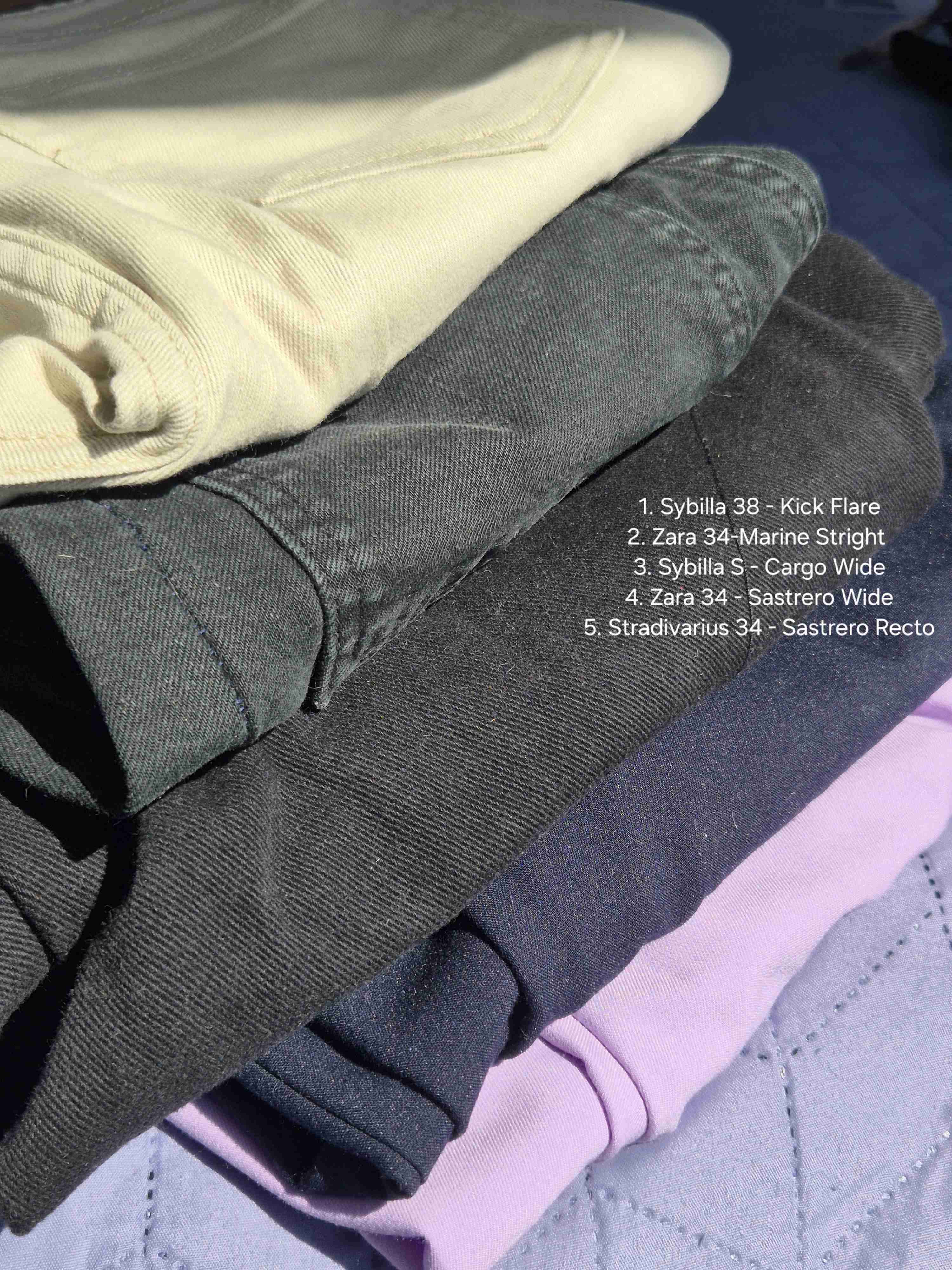 Pack de pantalones variados