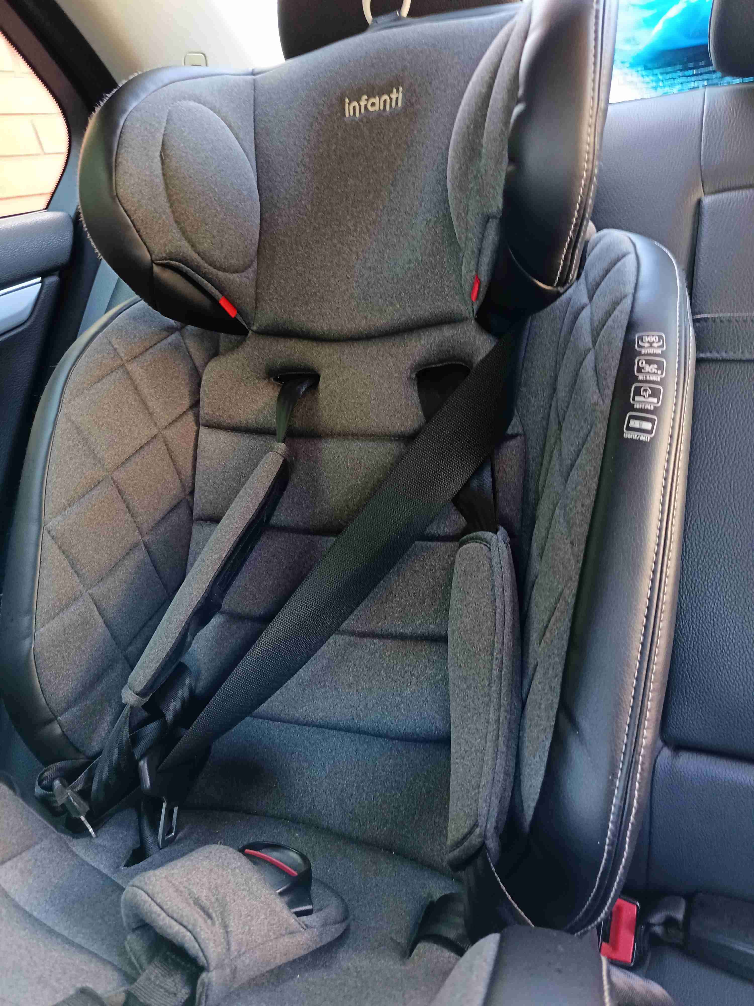 Silla de auto para bebé gris - 5