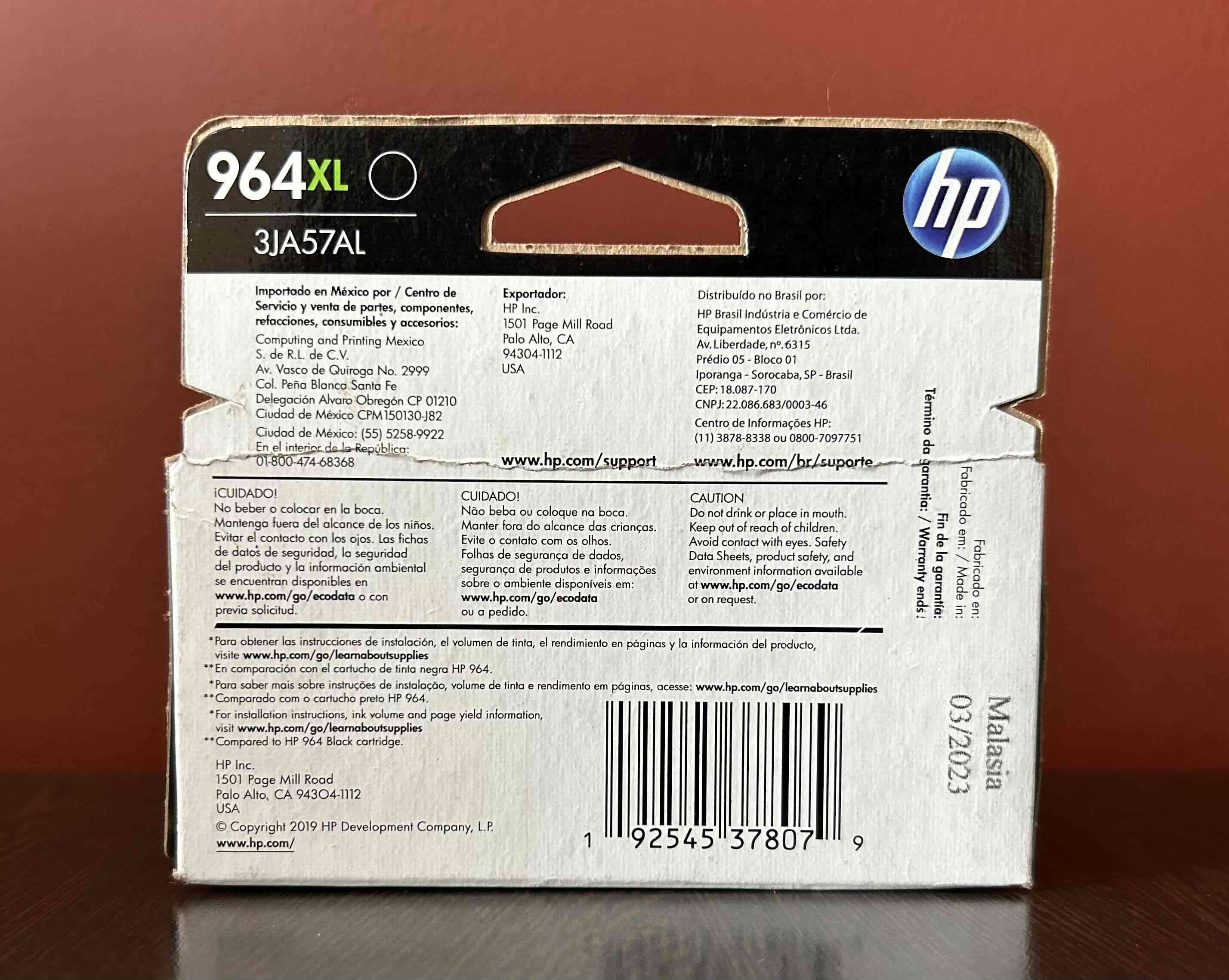 Cartucho de Tinta HP 964XL Negro - miniatura 2