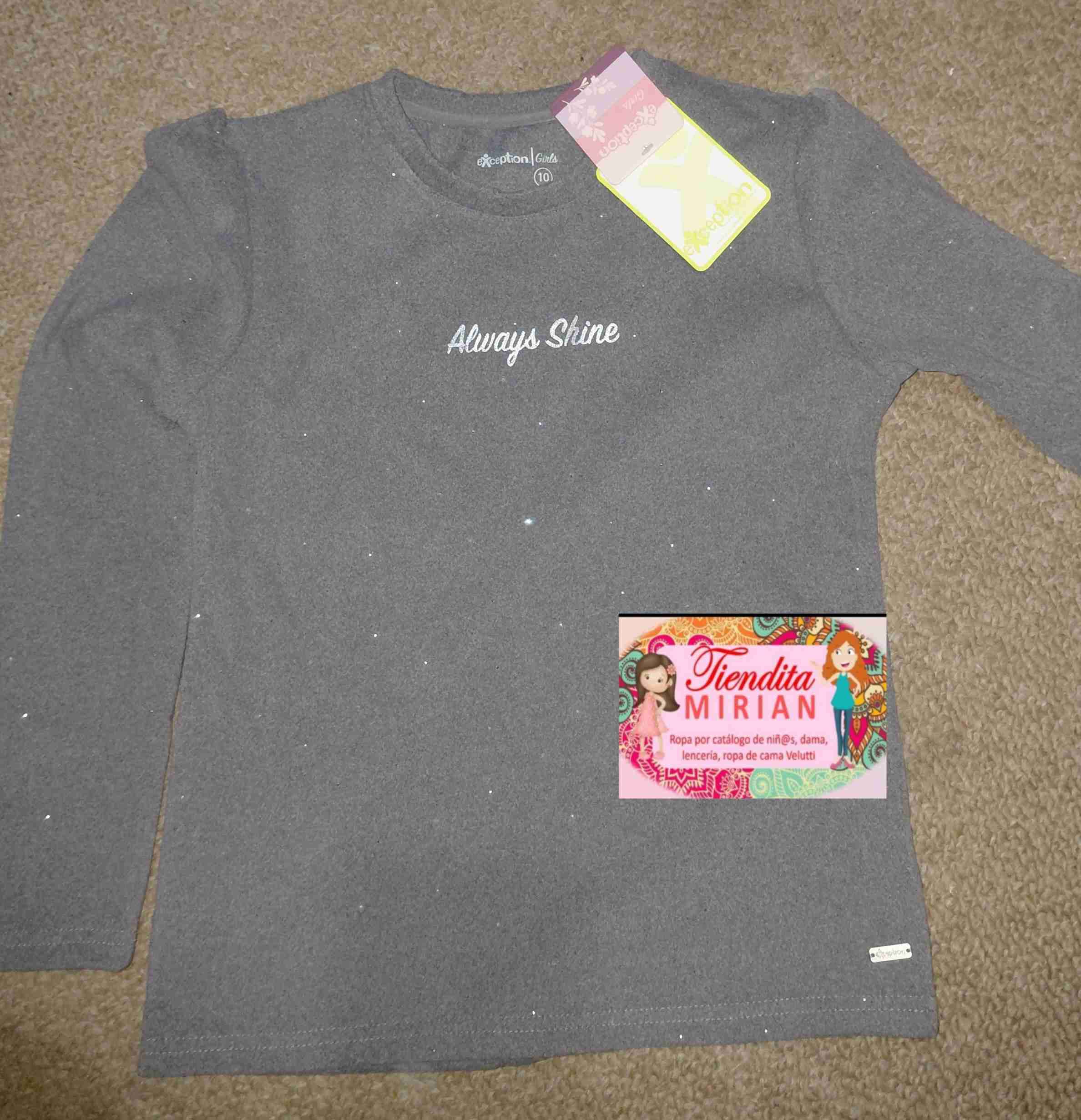 Polera gris frisada exception - miniatura 1