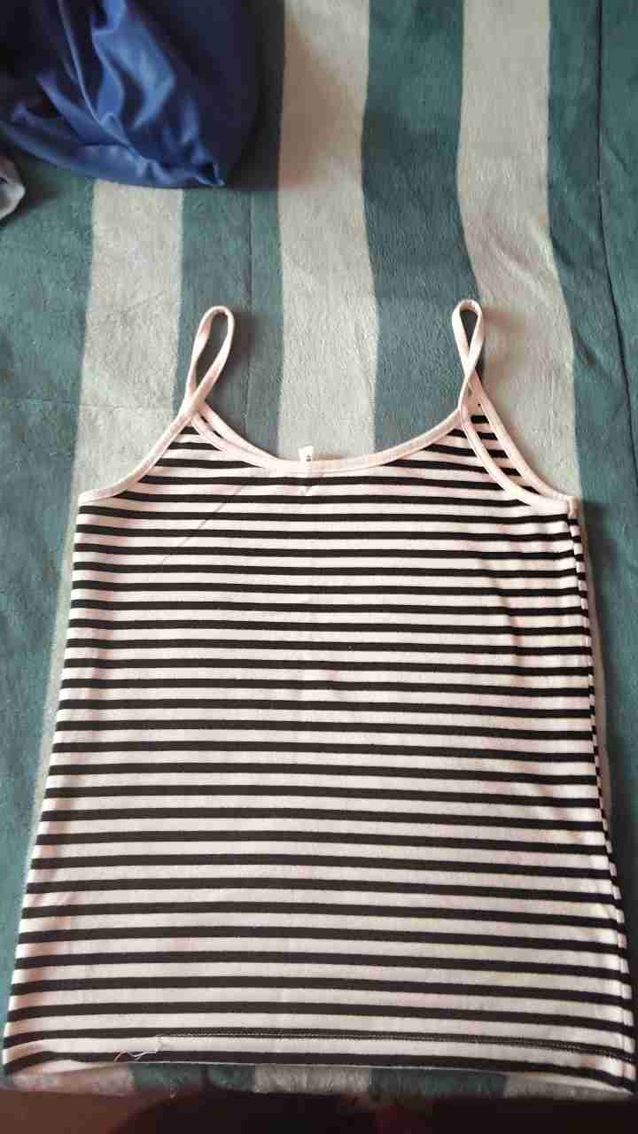 Polera de tirantes a rayas - miniatura 2