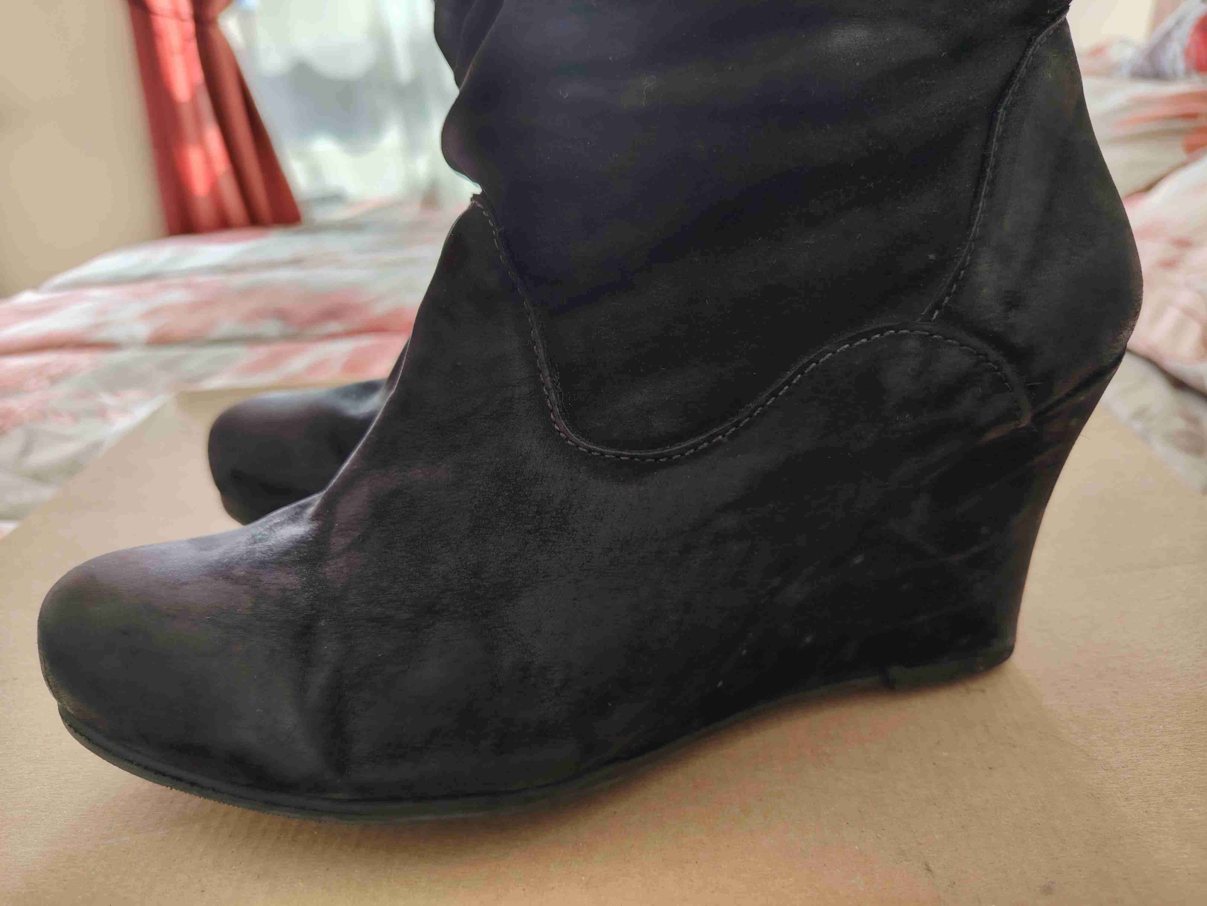 Botas negras de gamuza - 2