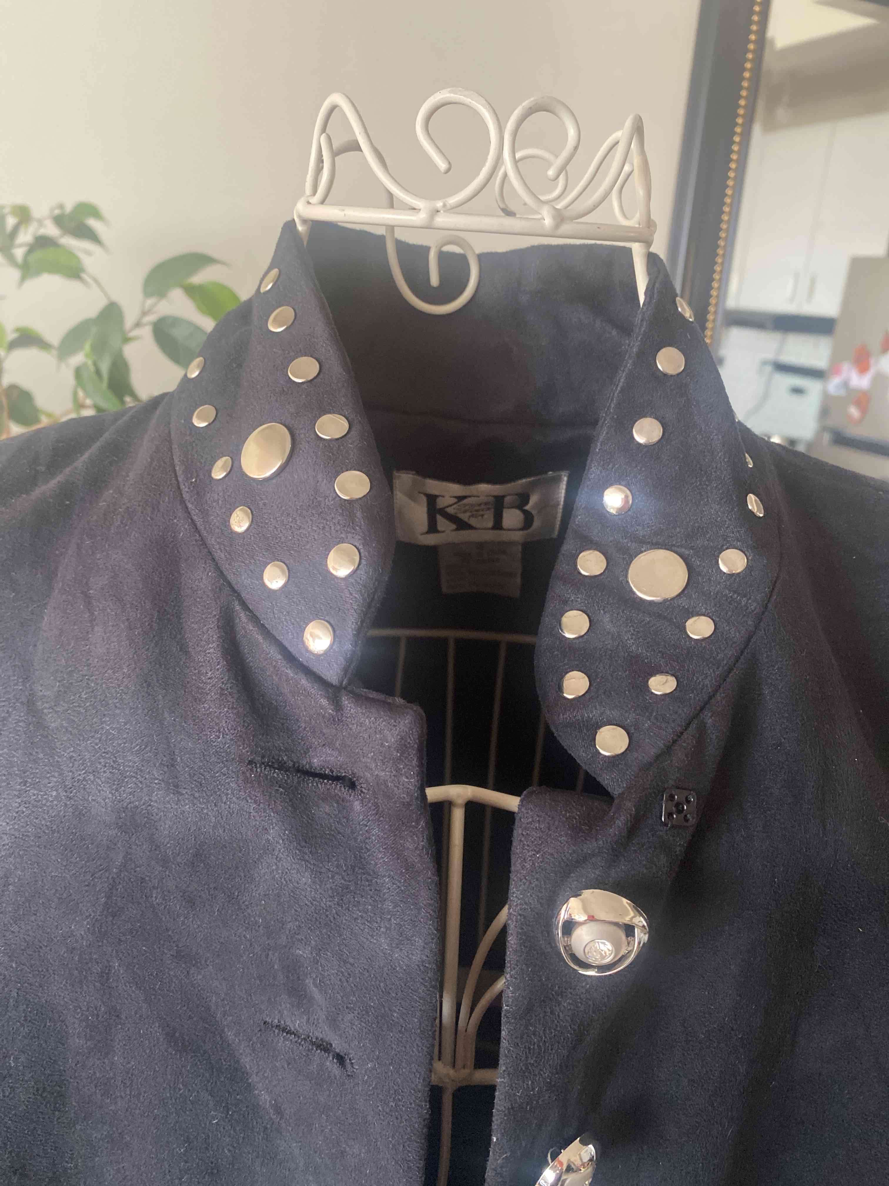 Abrigo largo con tachuelas metalizadas - miniatura 4