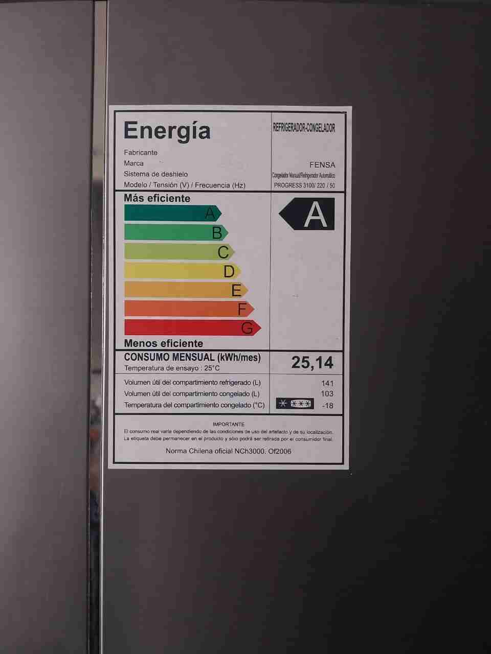 Refrigerador  fensa - miniatura 5