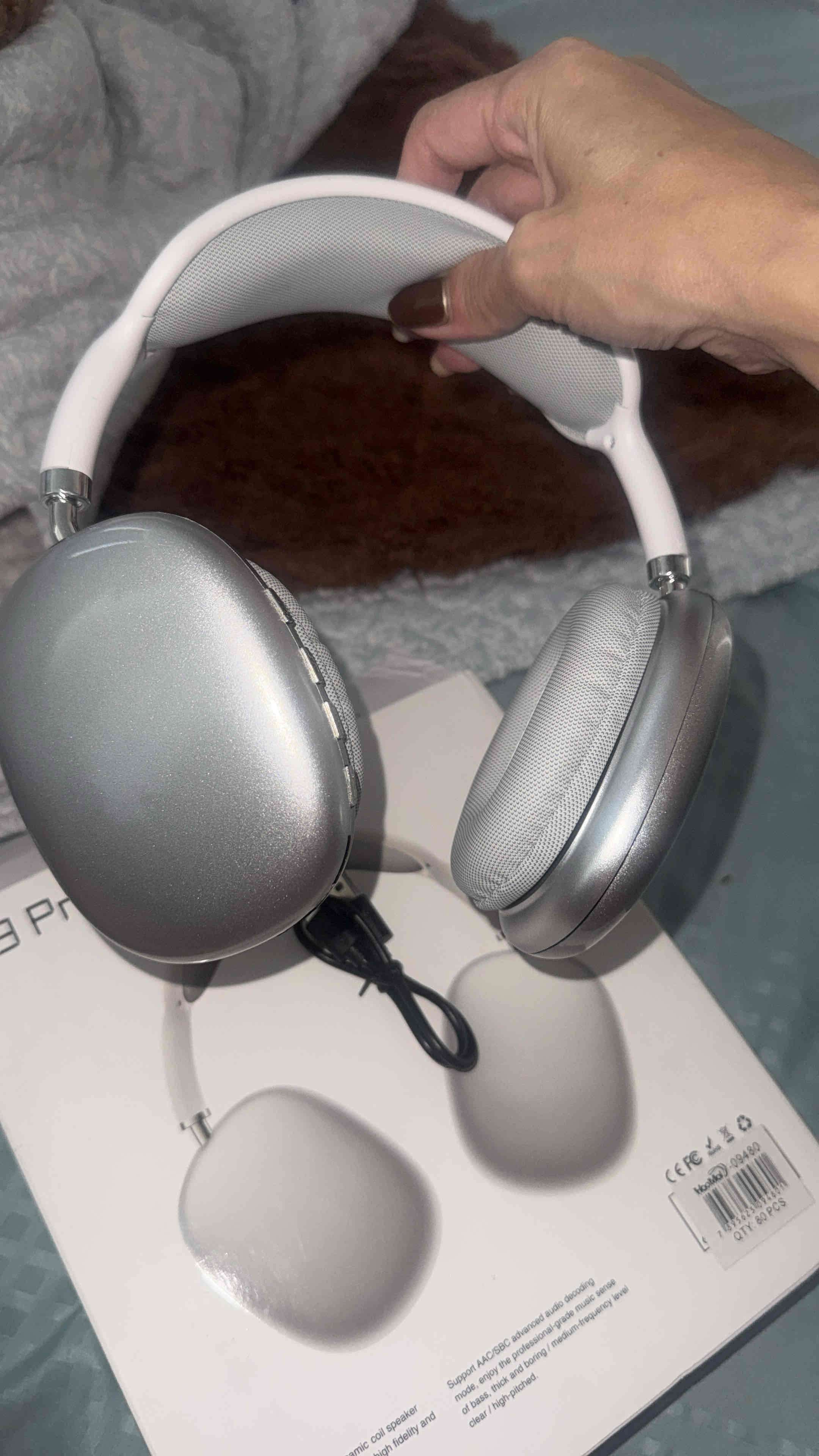 Audífonos inalámbricos gris plateado - miniatura 1