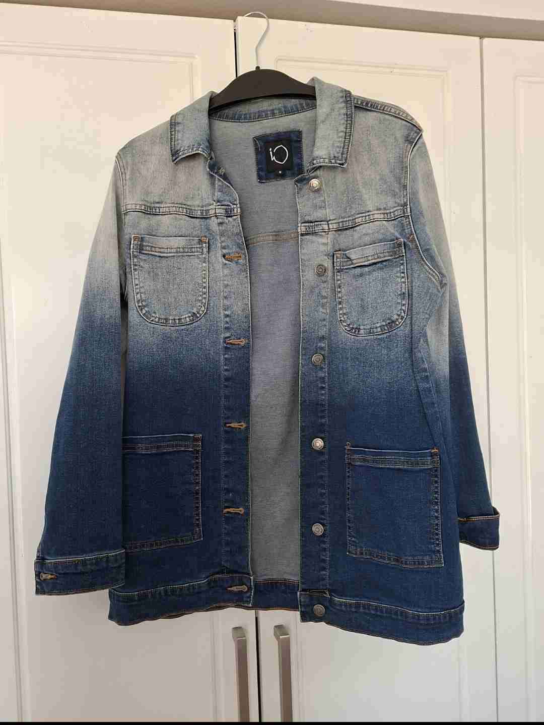 Chaqueta de mezclilla degradé