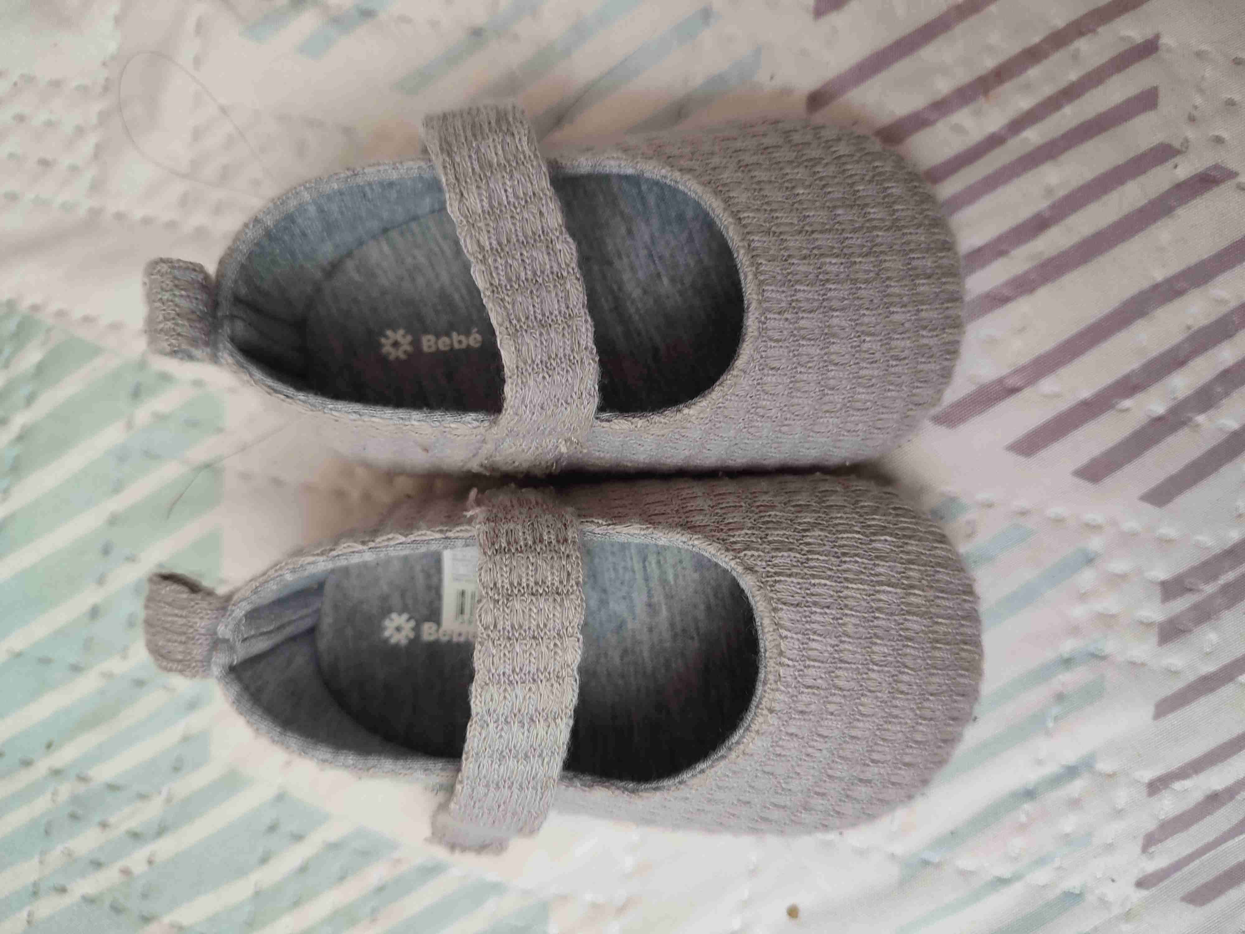 Zapatos de bebé gris N° 18 - miniatura 1