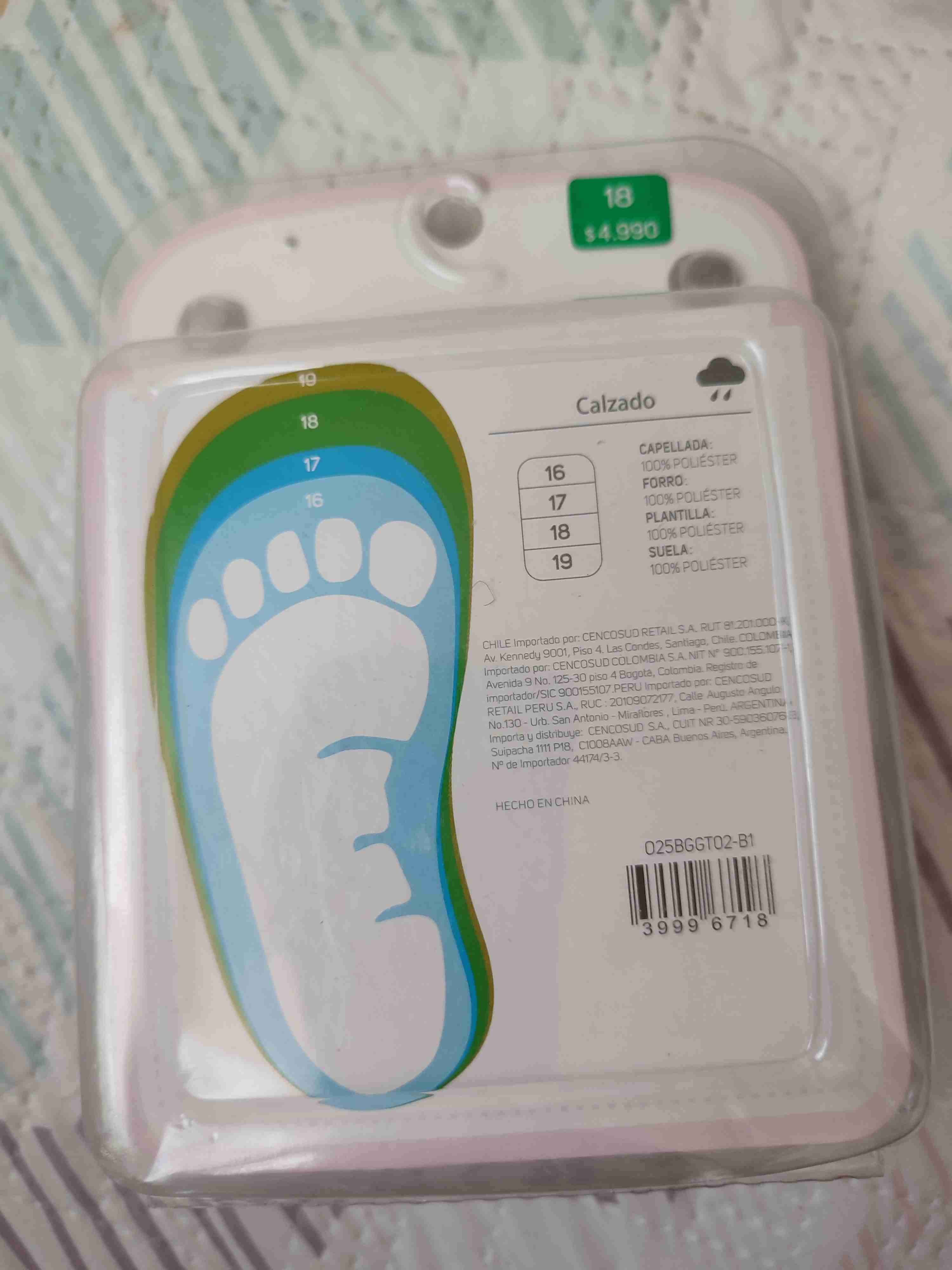 Zapatos de bebé gris N° 18 - miniatura 3