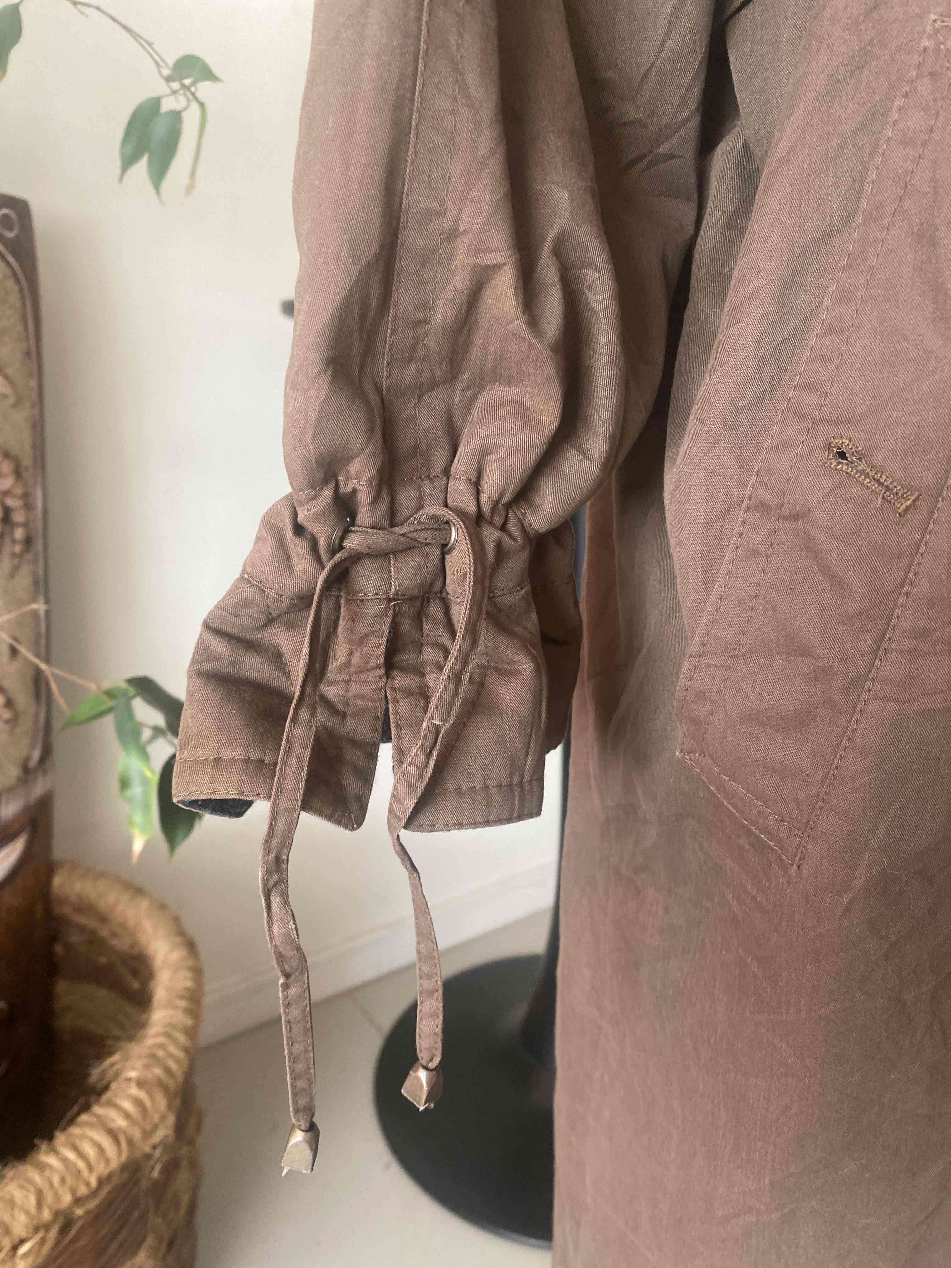 Abrigo Trench largo marrón - 3