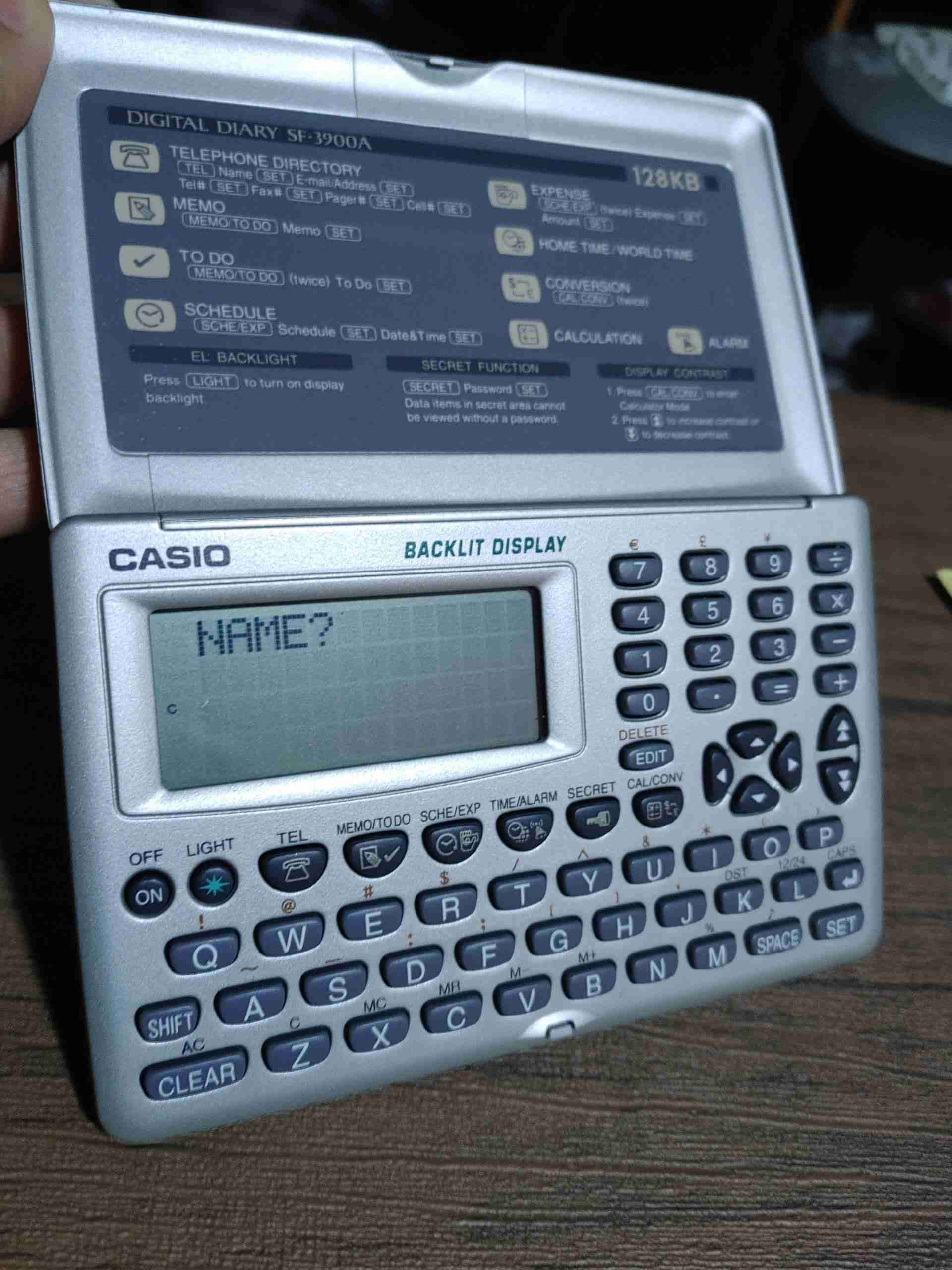 Diario digital Casio SF-3900A - 1