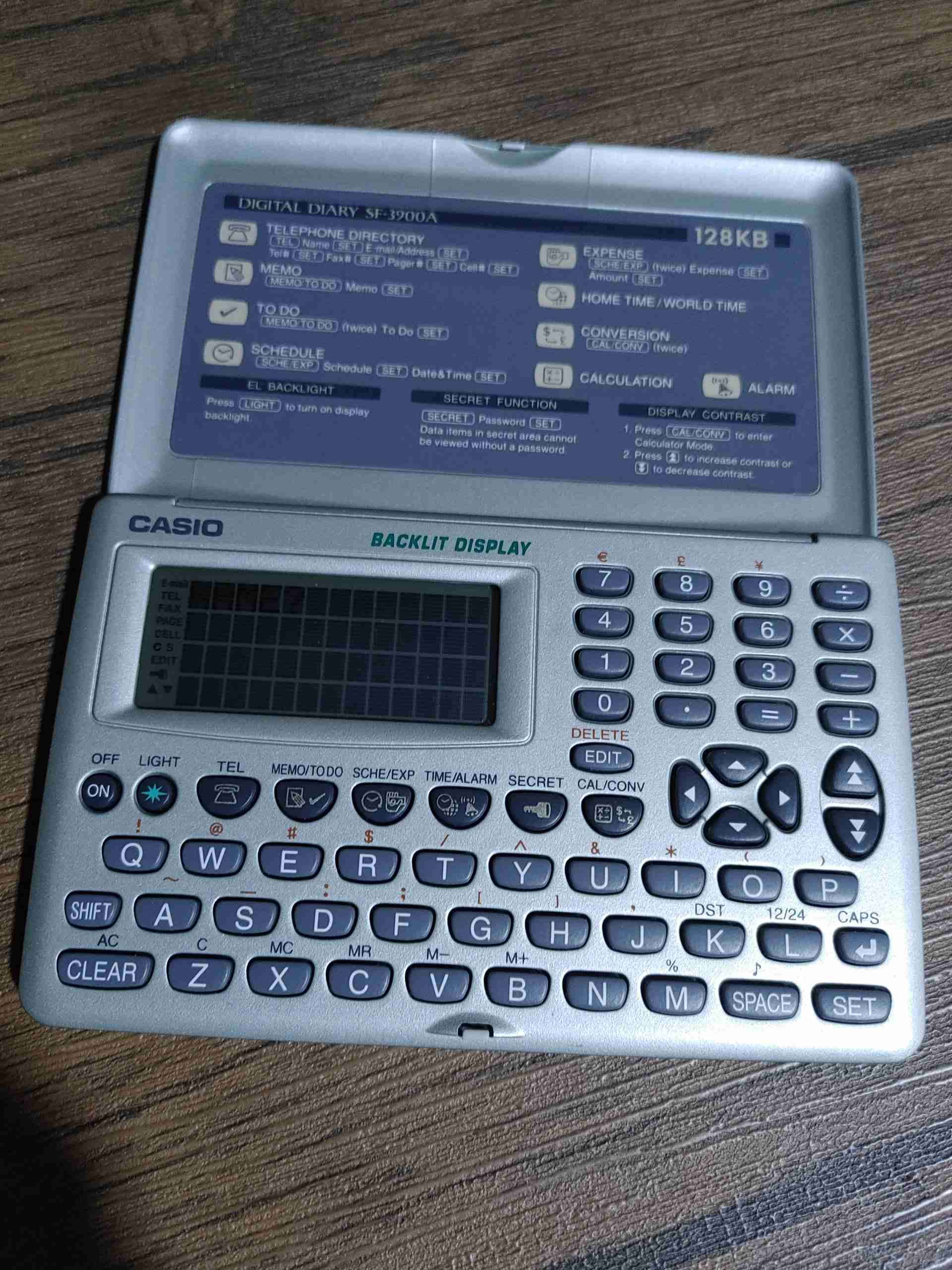 Diario digital Casio SF-3900A - 2