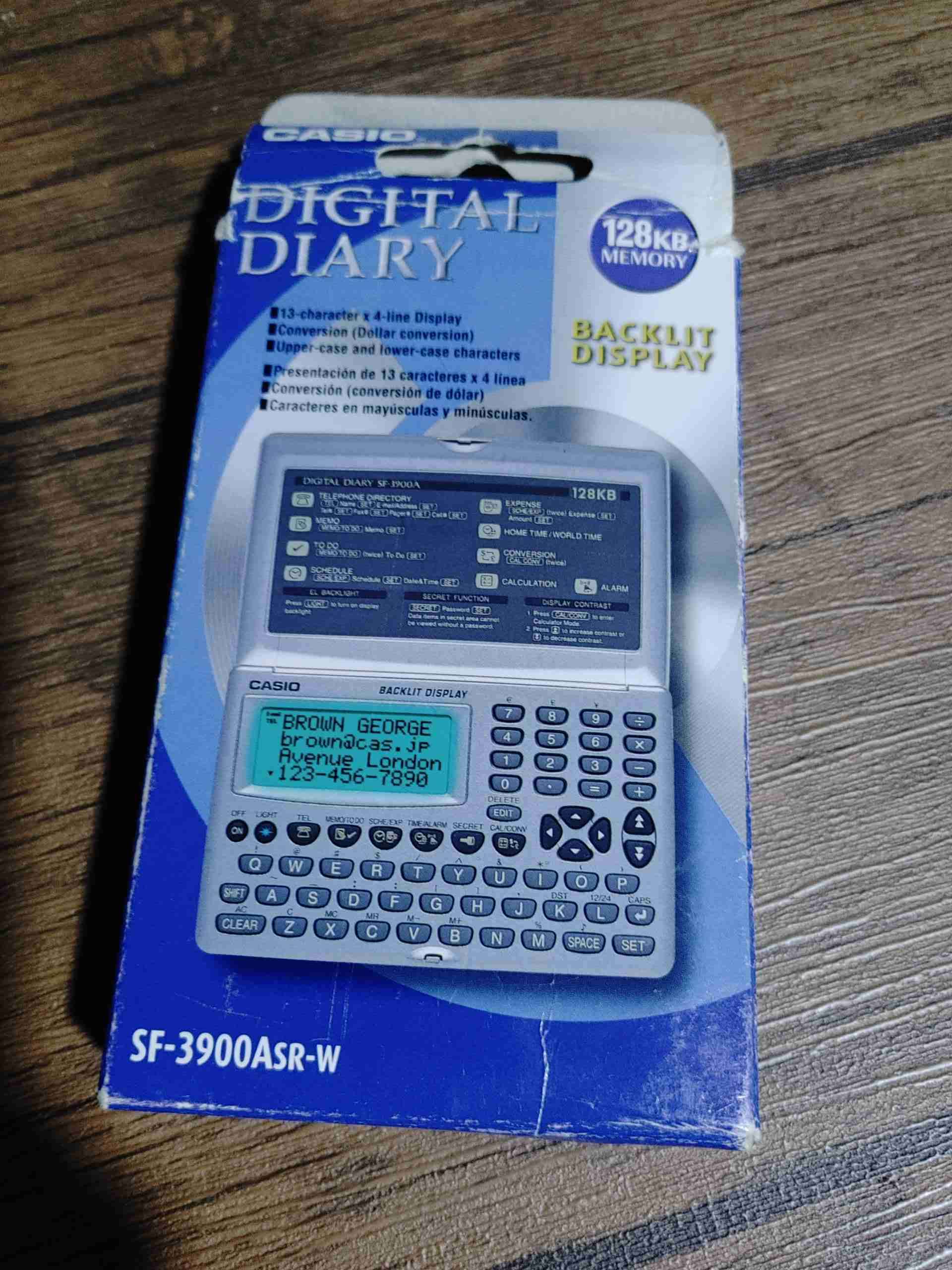 Diario digital Casio SF-3900A - 4